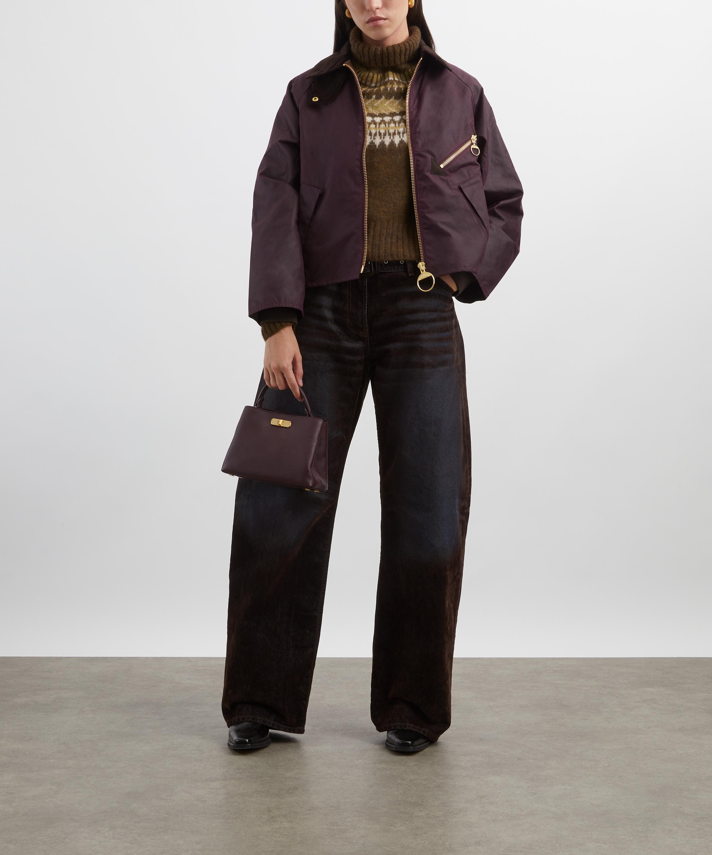 Barbour - Arlene Merlot Waxed Jacket image number 1
