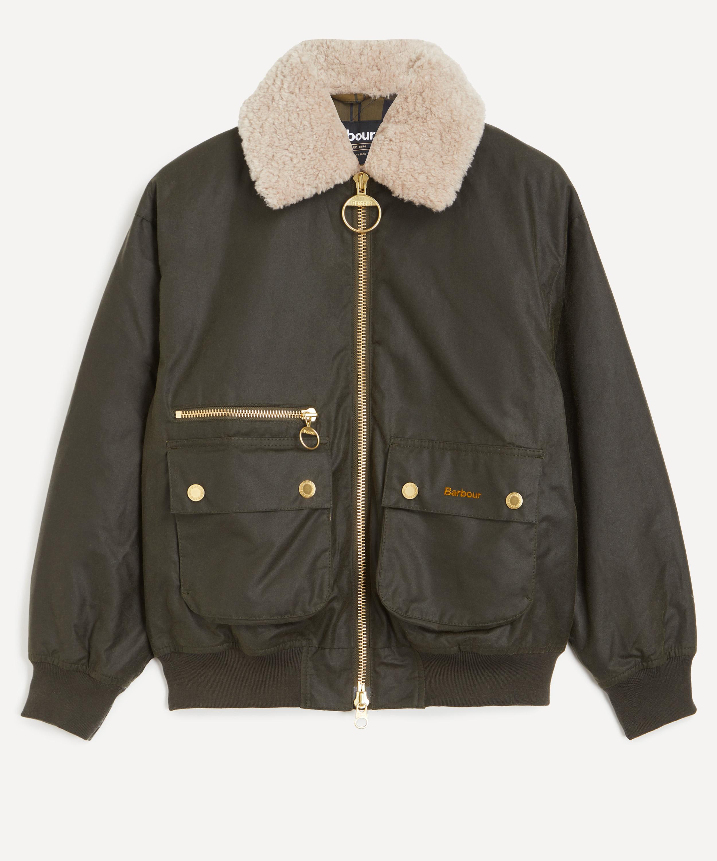 Barbour - Maxine Waxed Bomber Jacket image number 0