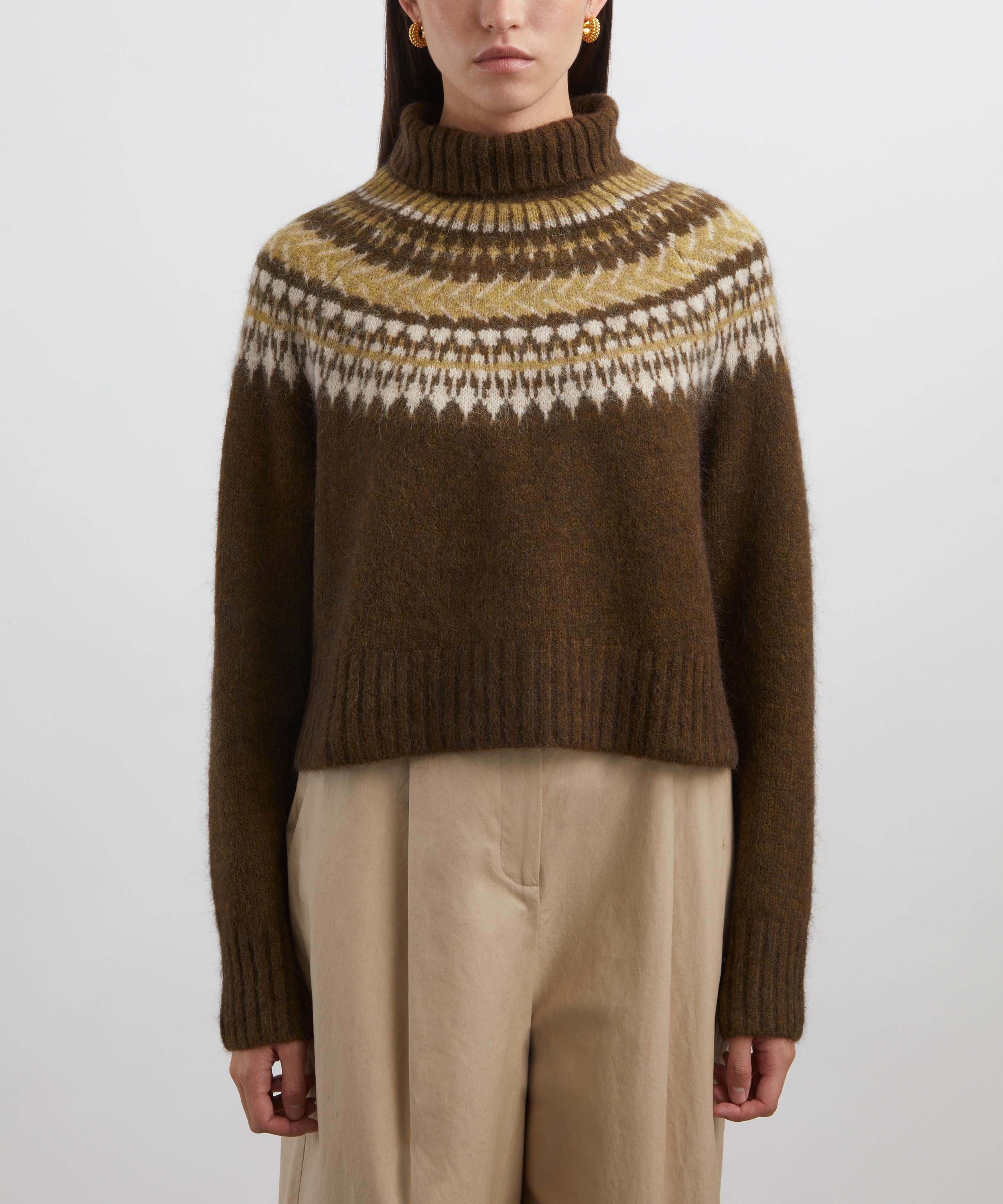 Barbour - Lorrie Fair Isle Roll-Neck Jumper image number 2