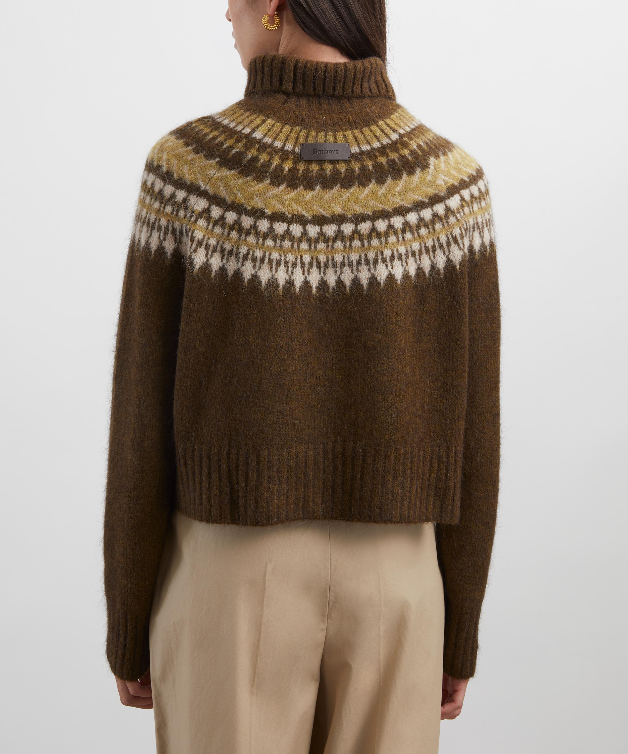 Barbour - Lorrie Fair Isle Roll-Neck Jumper image number 3