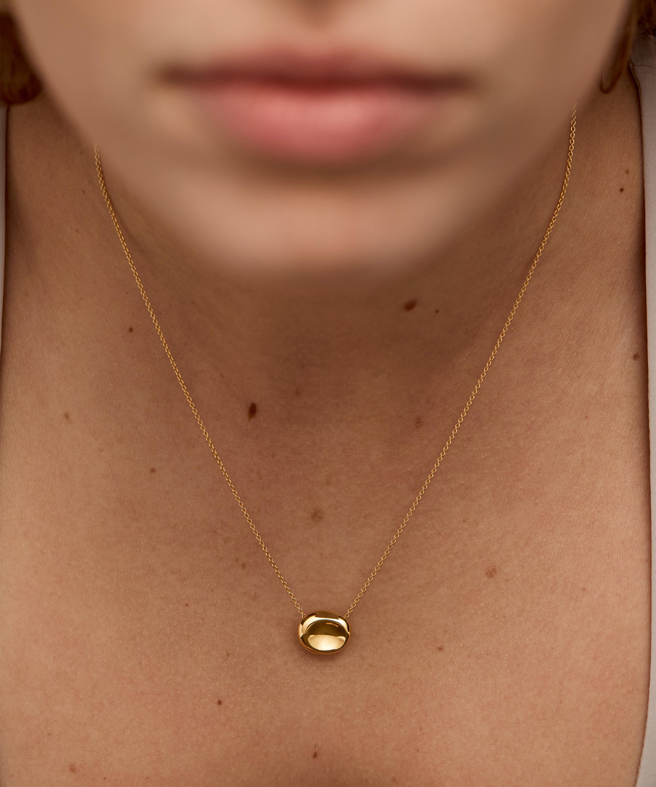 Monica Vinader - 18ct Gold-Plated Vermeil Silver Aria Pendant Necklace image number 1