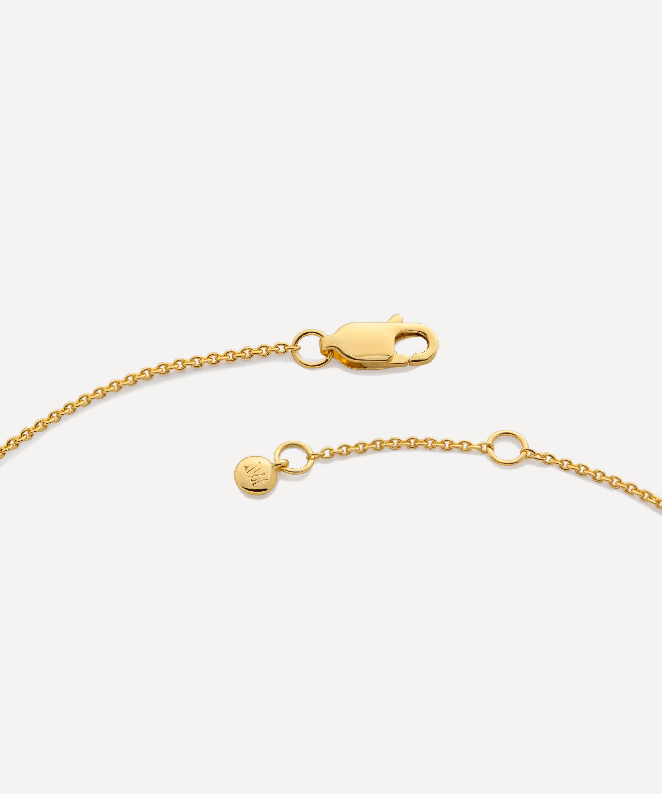 Monica Vinader - 18ct Gold-Plated Vermeil Silver Aria Pendant Necklace image number 4