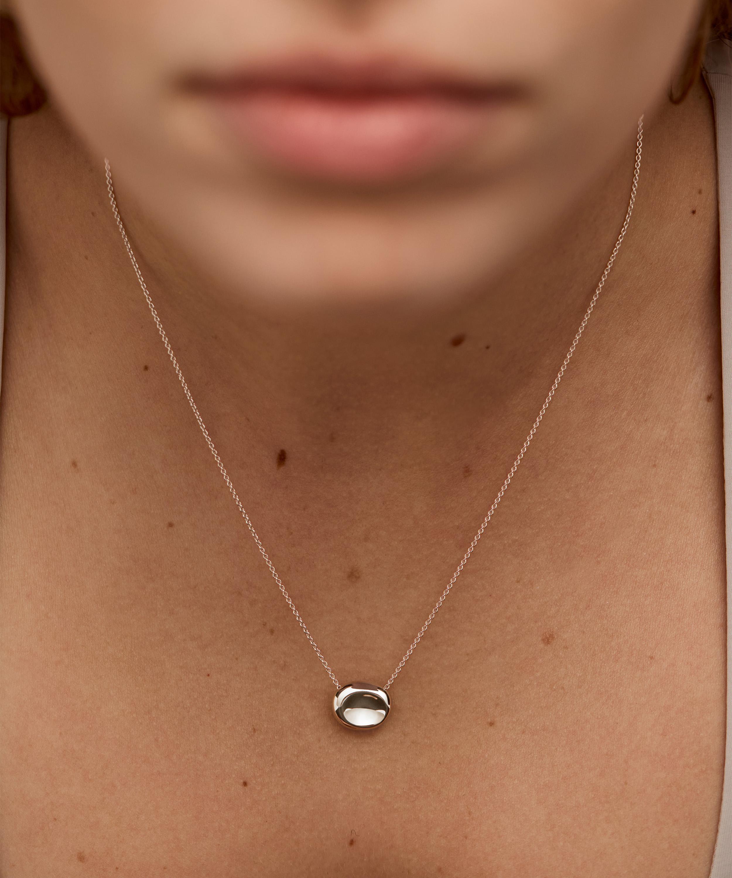 Monica Vinader - Sterling Silver Aria Pendant Necklace image number 1