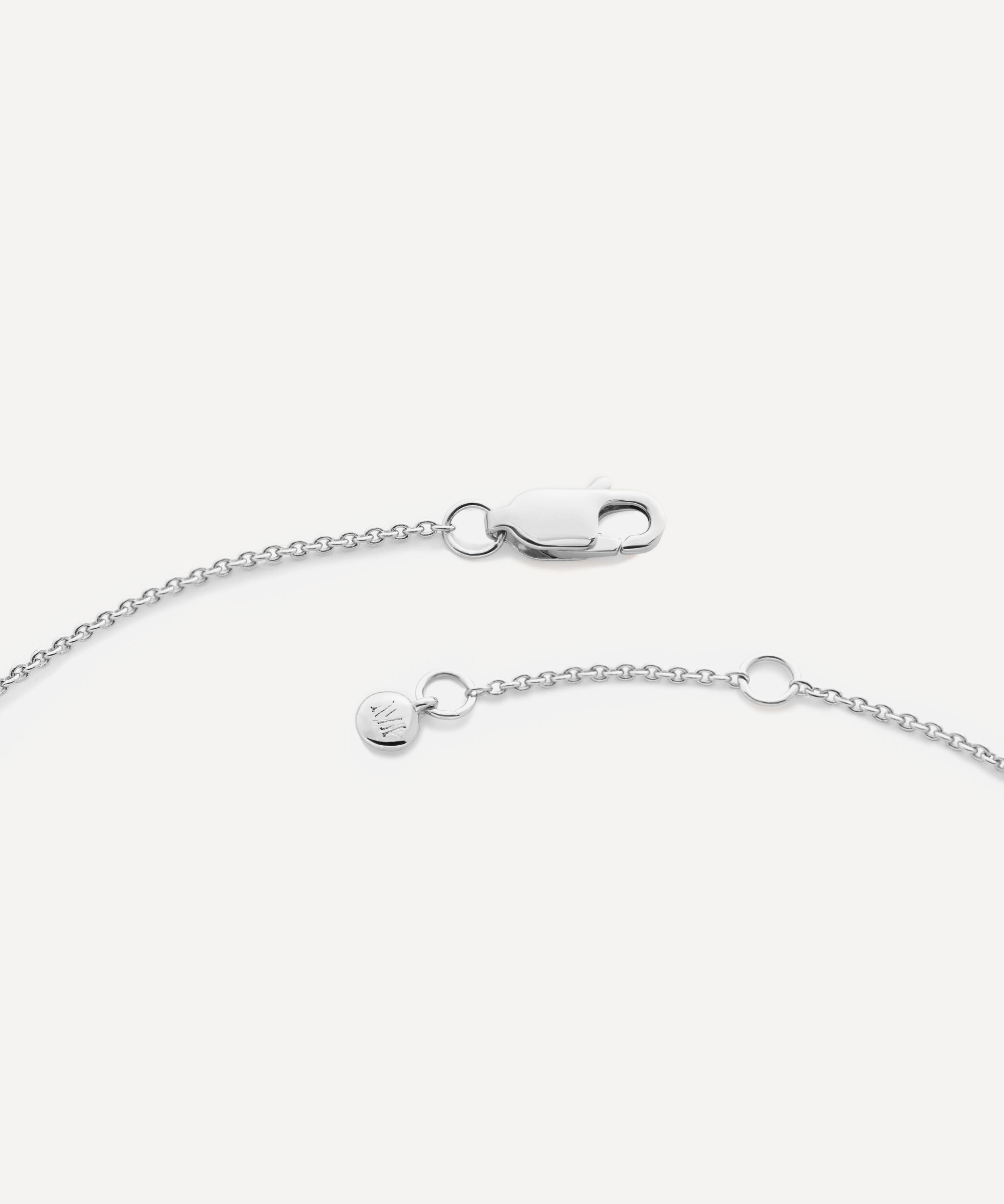Monica Vinader - Sterling Silver Aria Pendant Necklace image number 4
