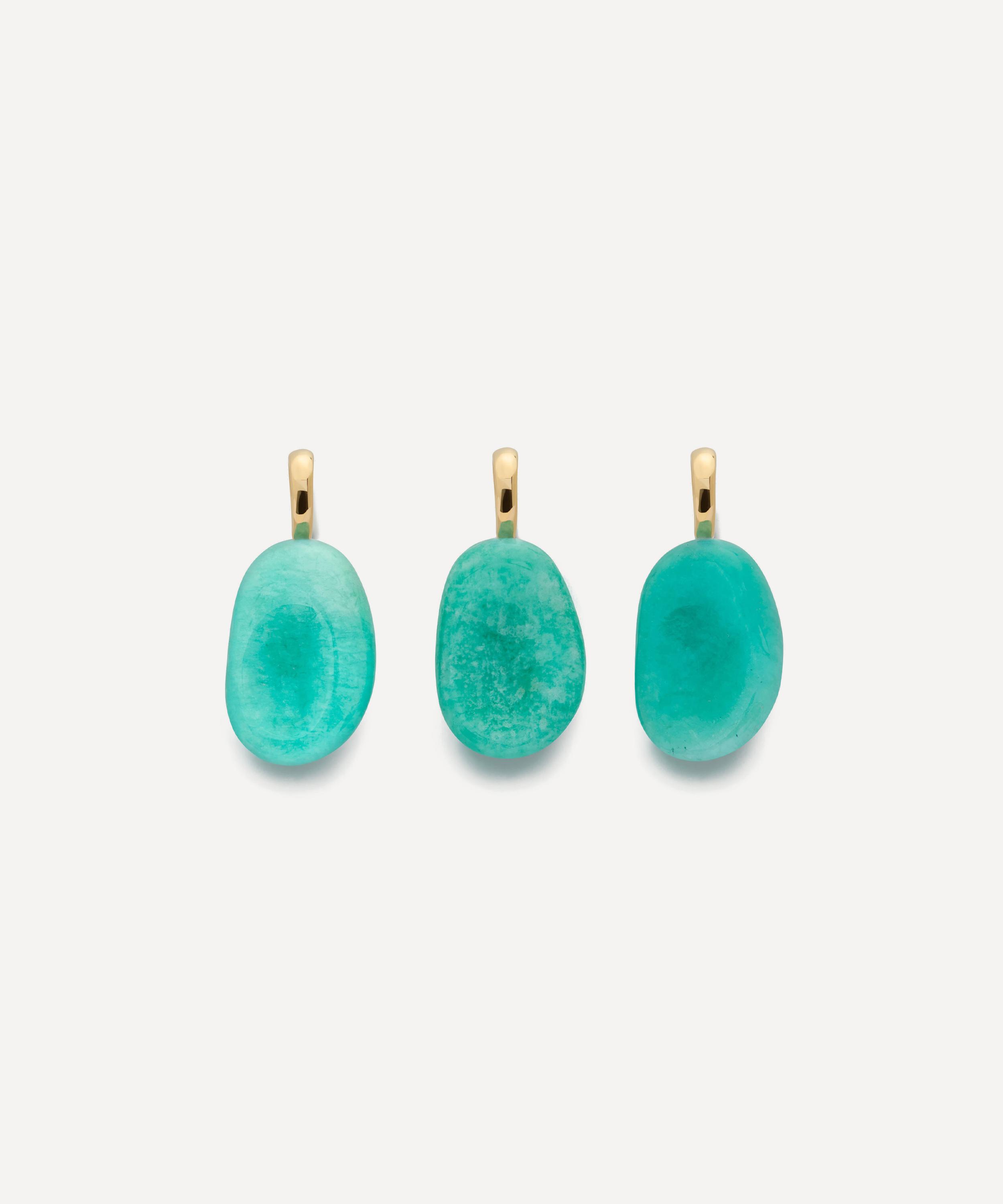 Monica Vinader - 18ct Gold-Plated Vermeil Silver Aria Gemstone Pendant image number 3
