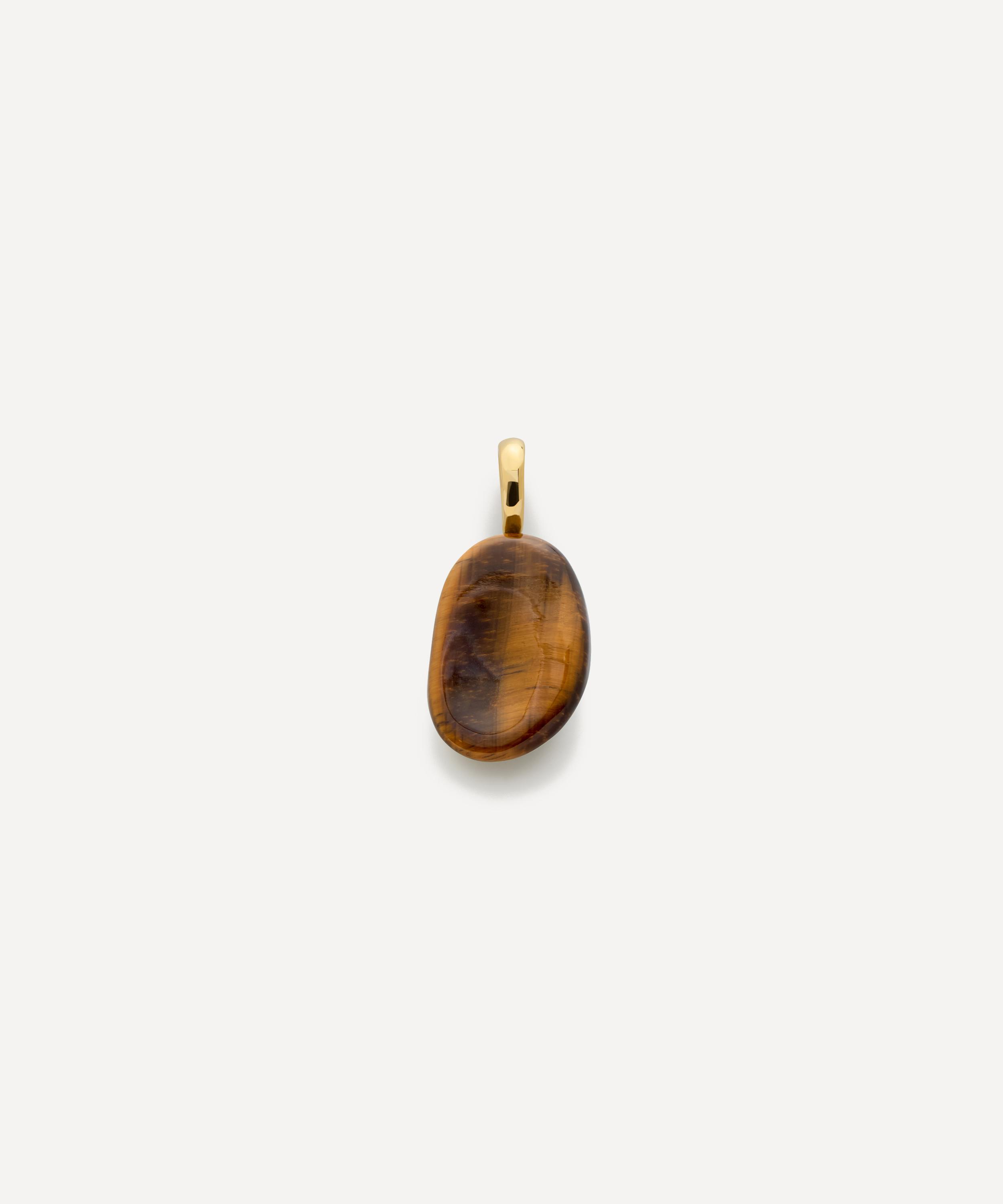 Monica Vinader - 18ct Gold-Plated Vermeil Silver Aria Gemstone Pendant image number 0