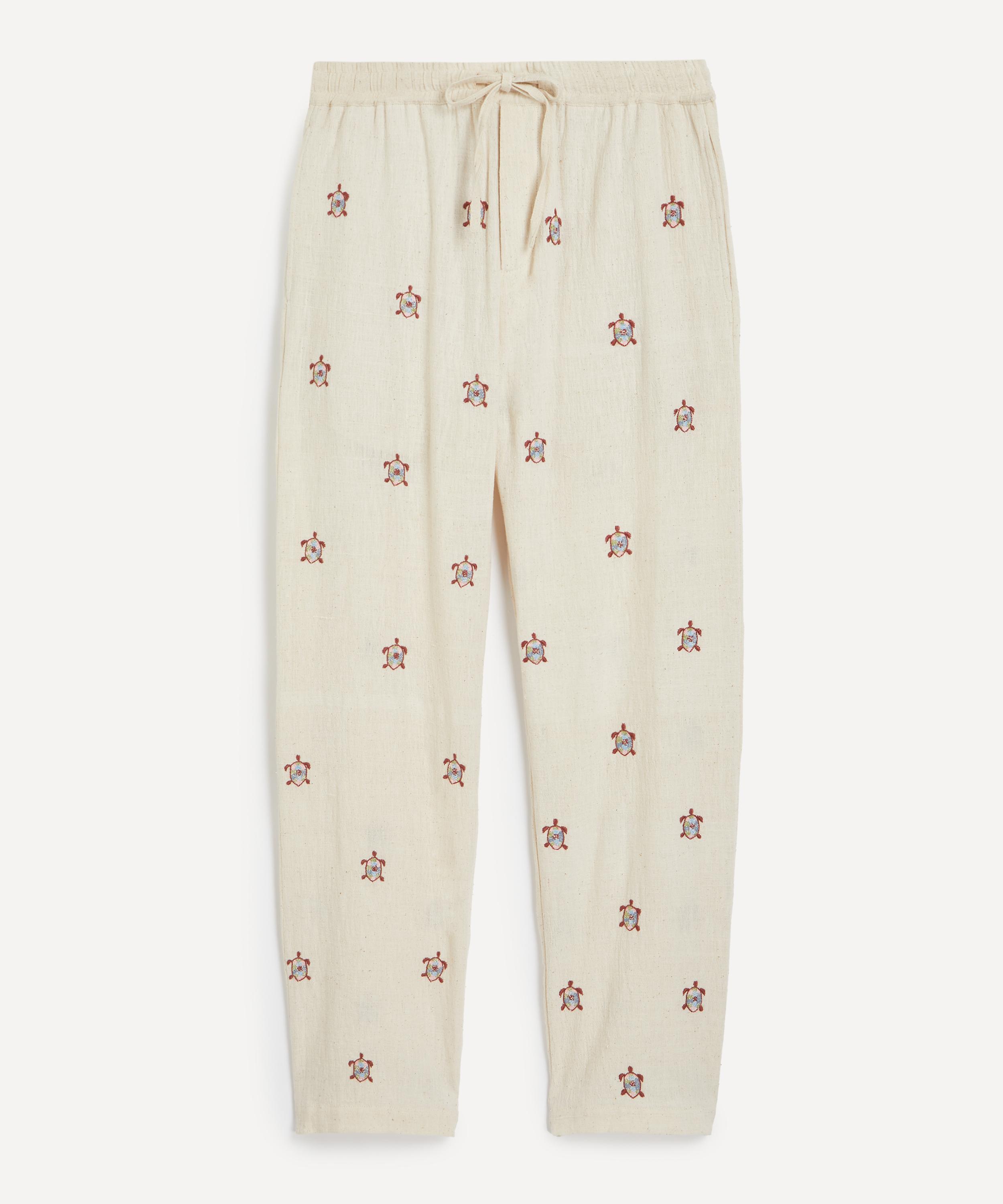 SMR Days - Cream Cotton Malibu Trousers image number 0