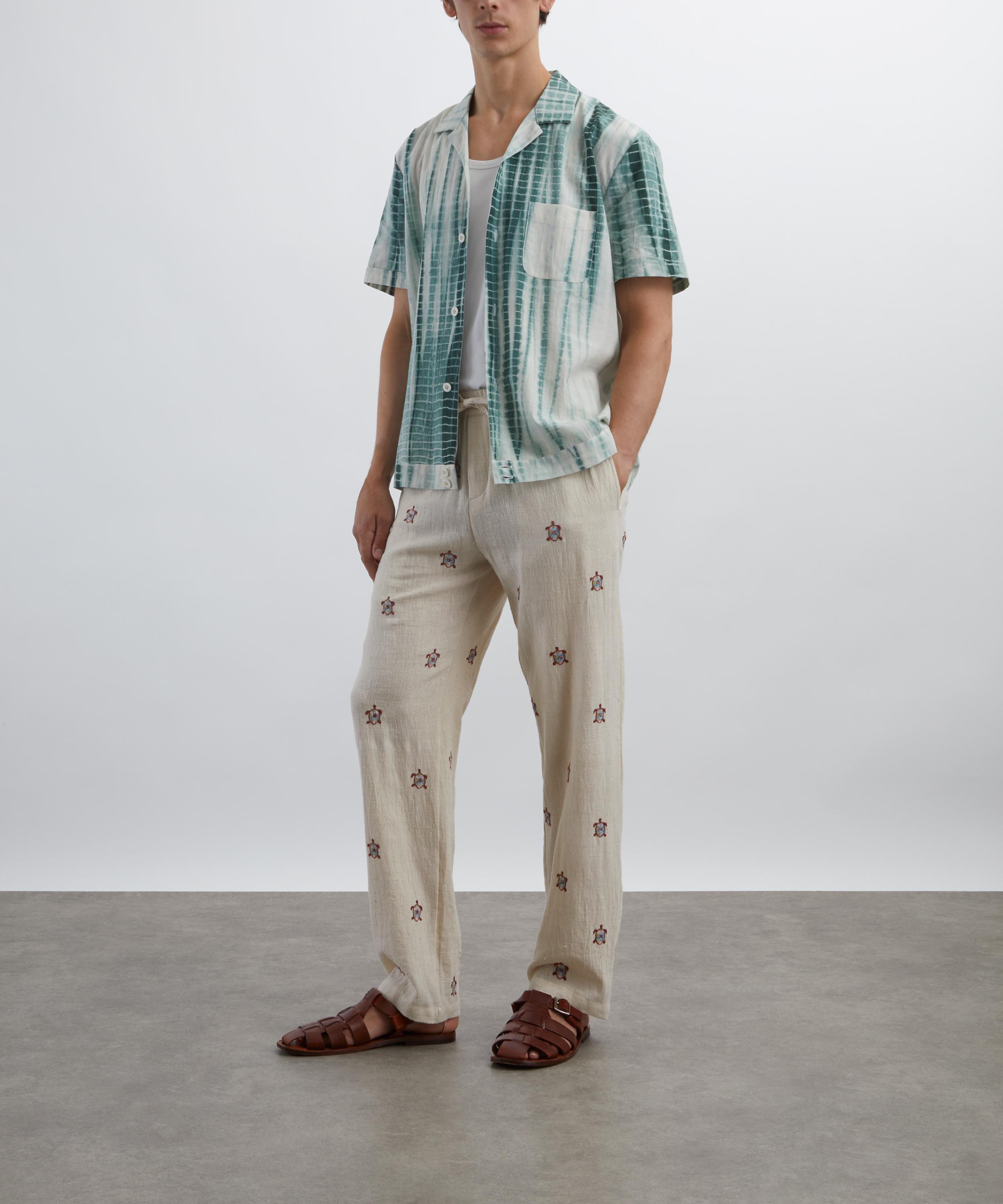 SMR Days - Cream Cotton Malibu Trousers image number 1