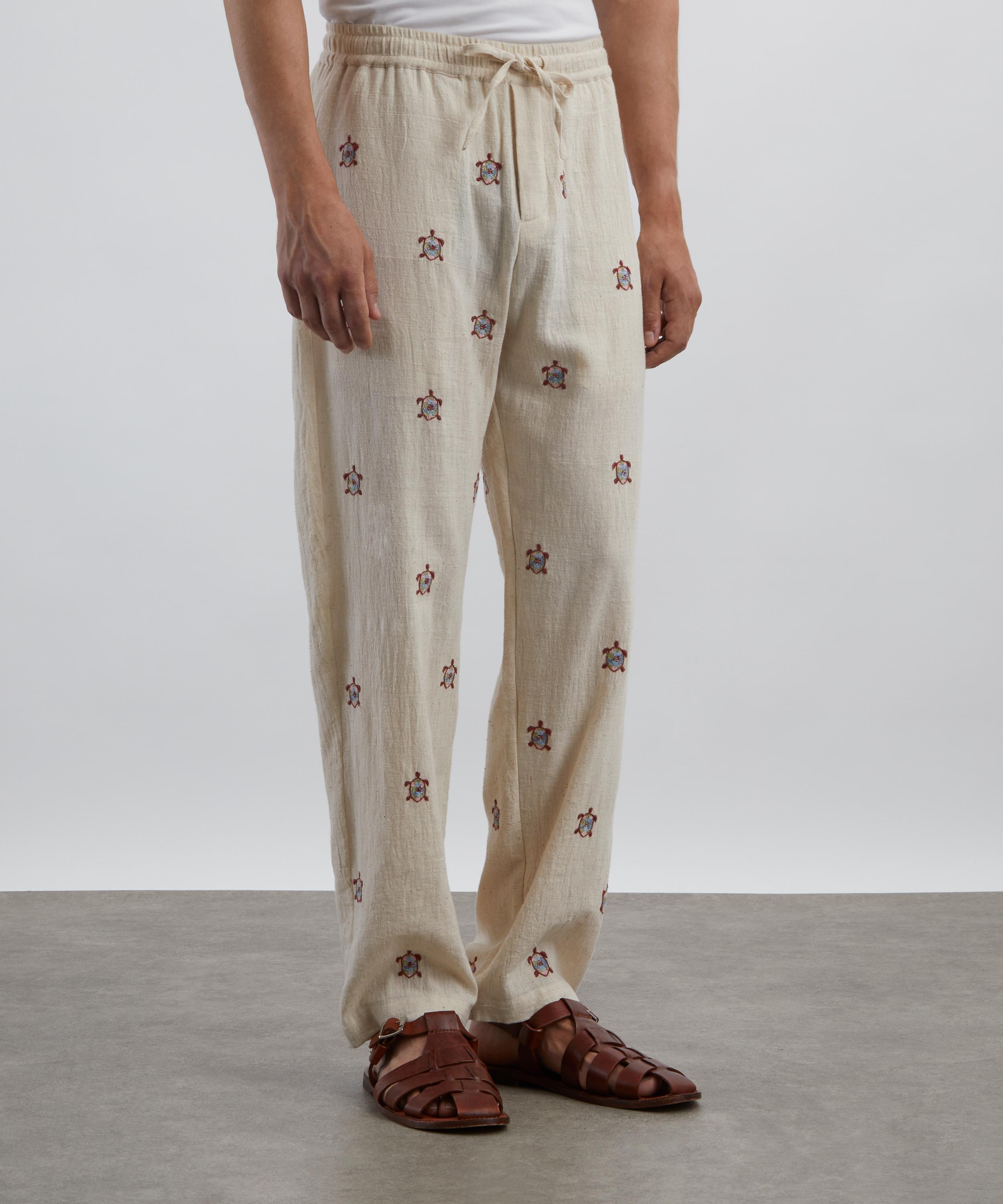 SMR Days - Cream Cotton Malibu Trousers image number 2