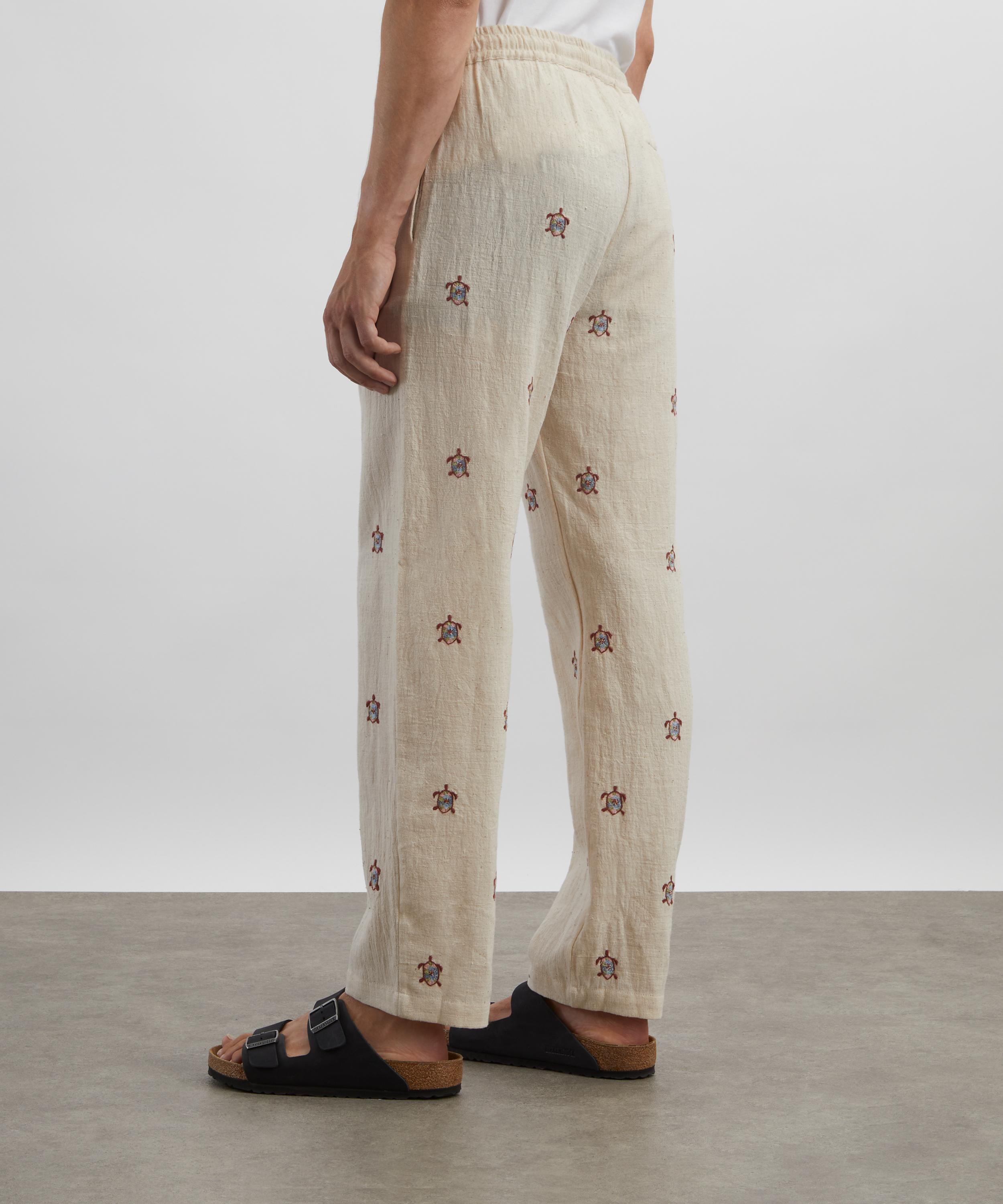 SMR Days - Cream Cotton Malibu Trousers image number 3