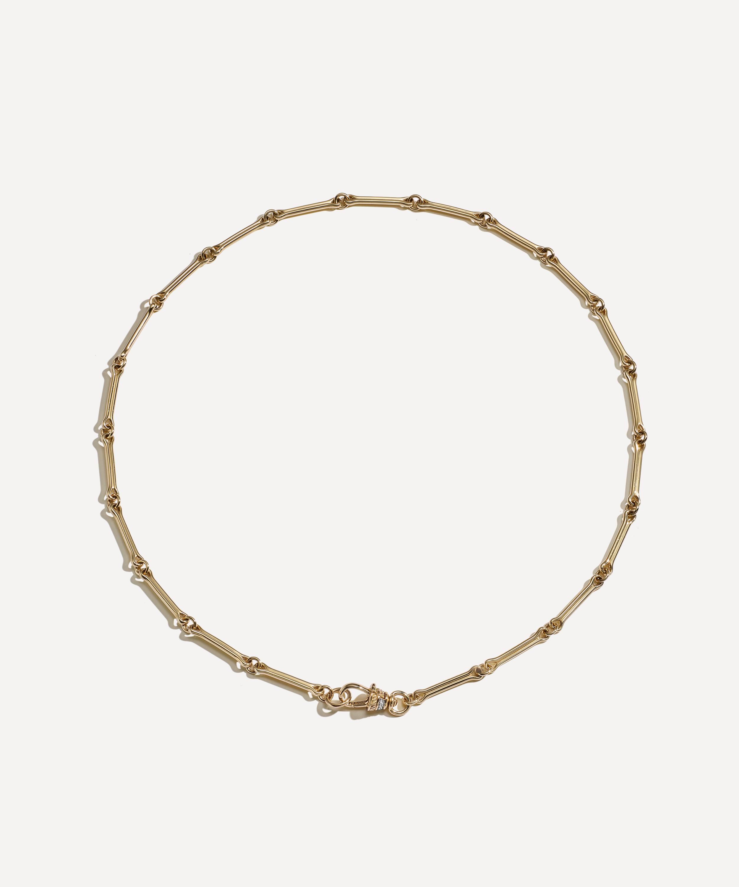 Lucy Delius - 14ct Gold Baby Show Your Bones Necklace image number 0