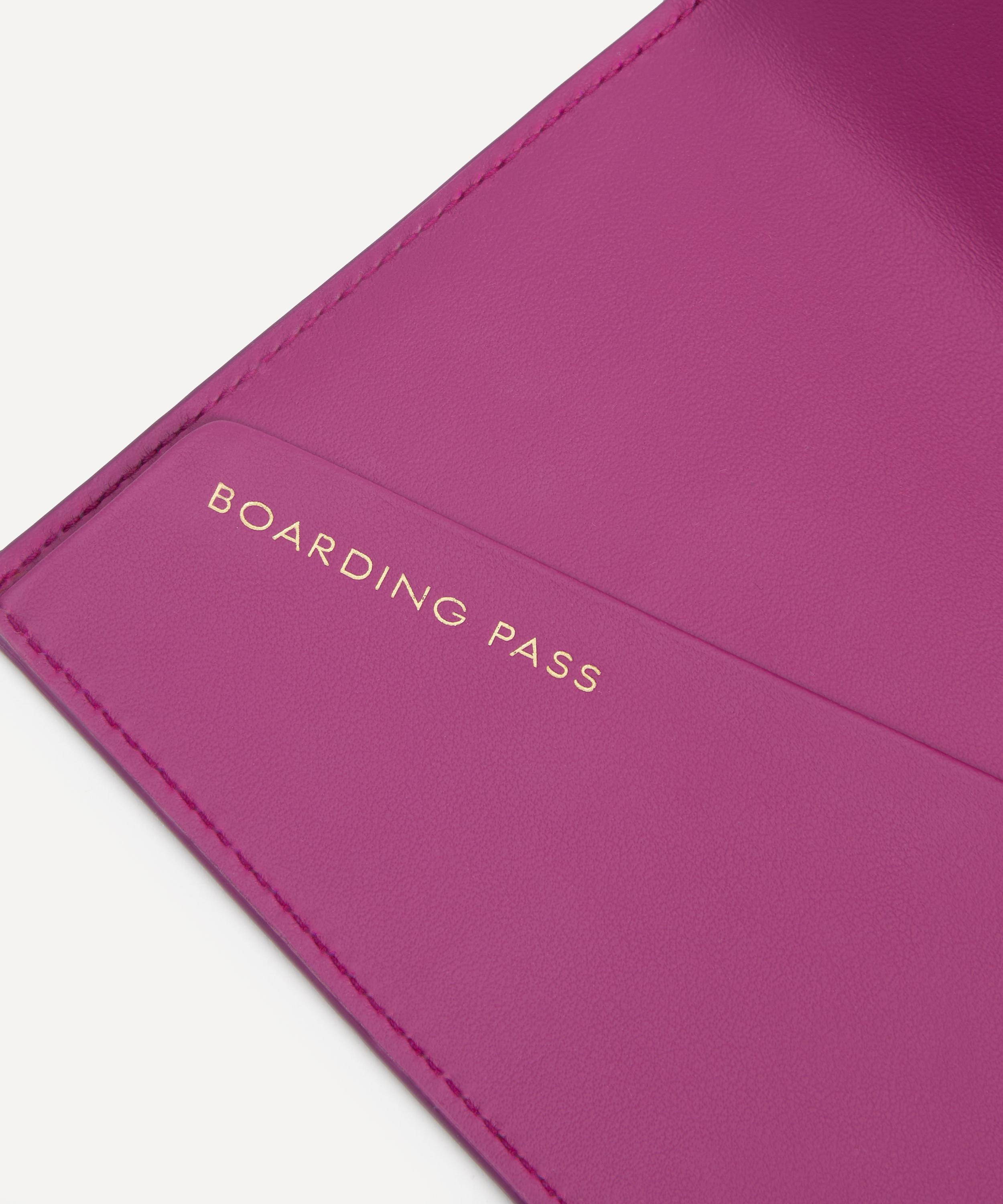 Smythson - Mara Croc-Embossed Leather Passport Cover image number 2