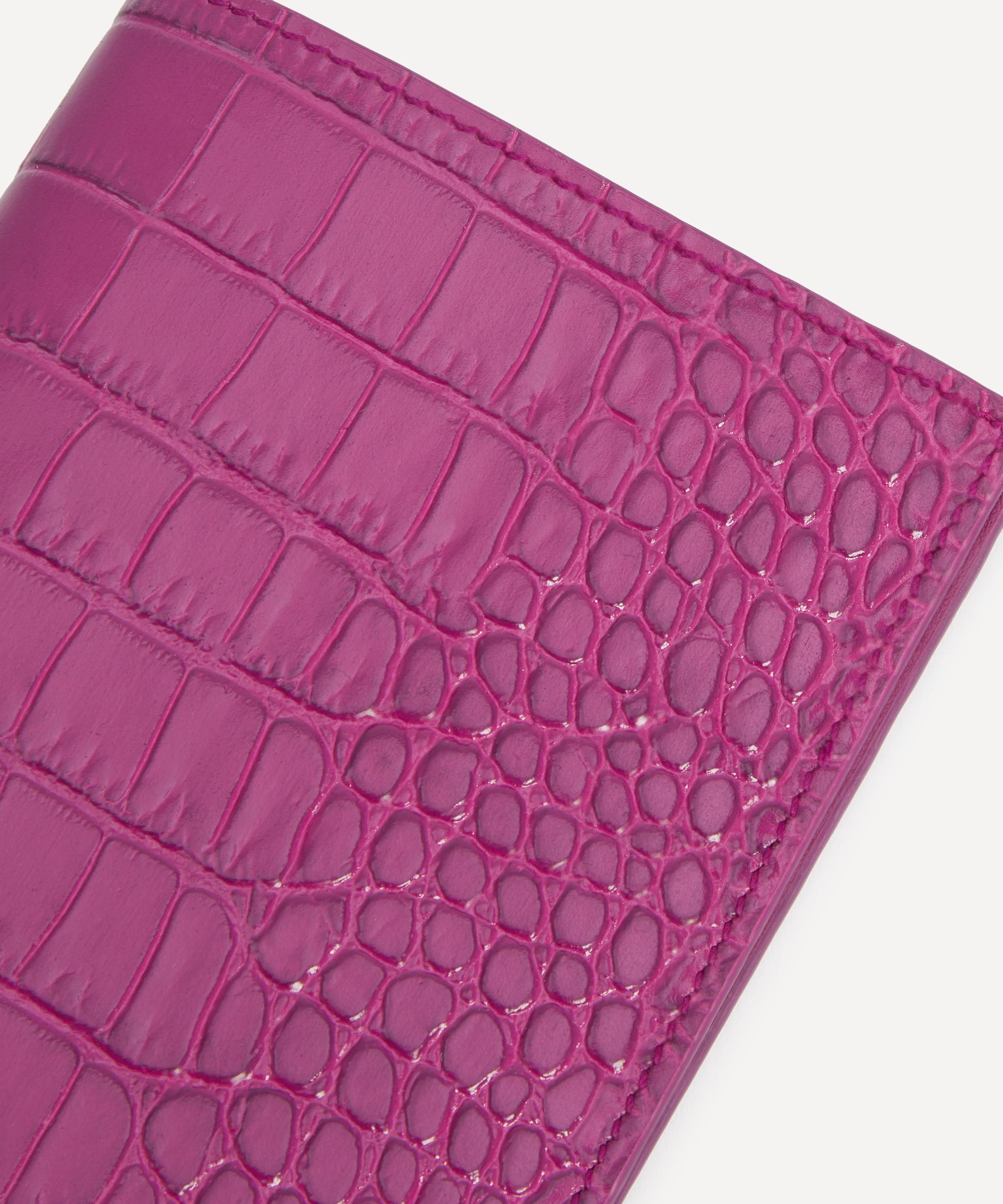 Smythson - Mara Croc-Embossed Leather Passport Cover image number 3