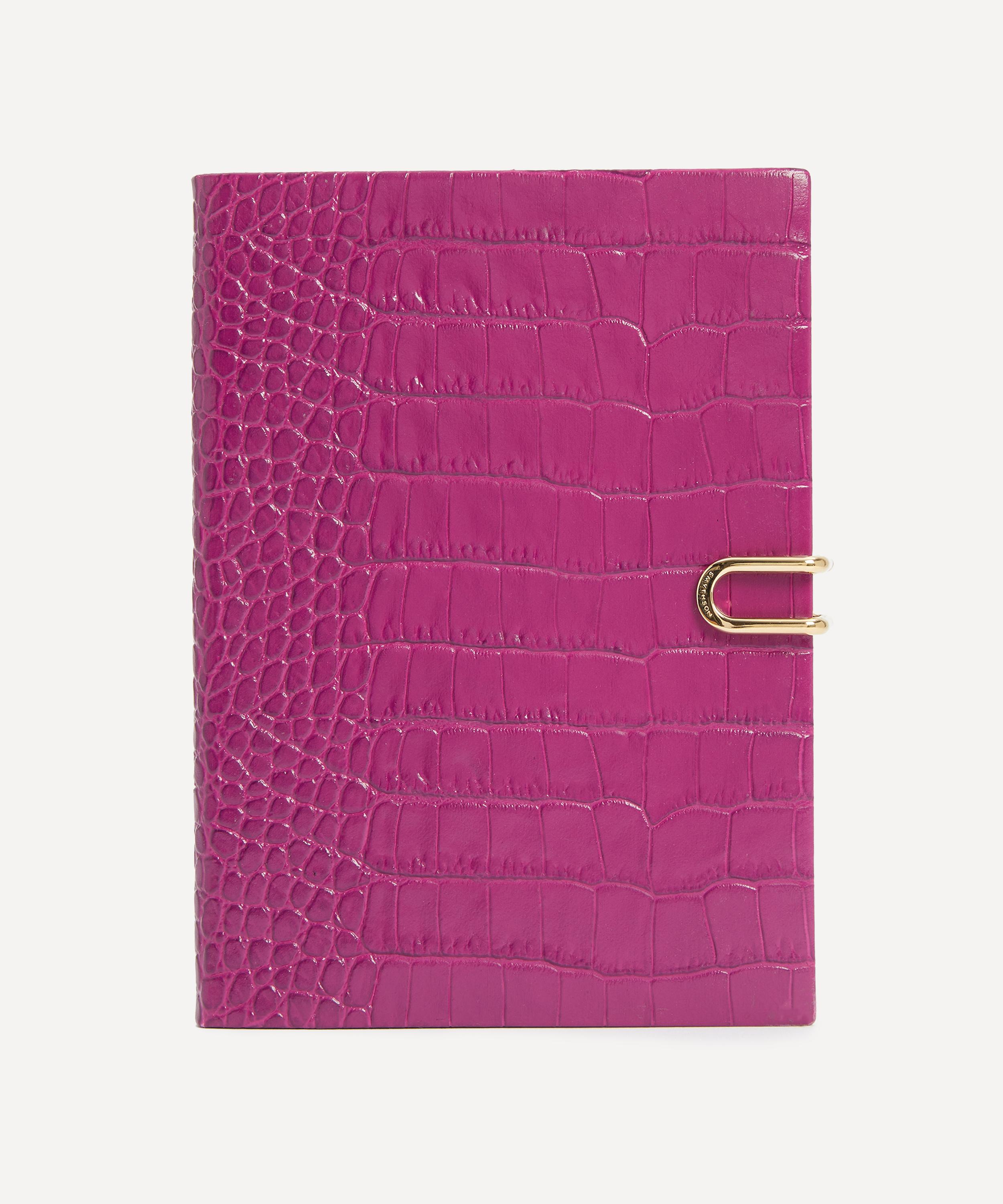 Smythson - 2026 Soho Croc-Embossed Weekly Diary image number 0