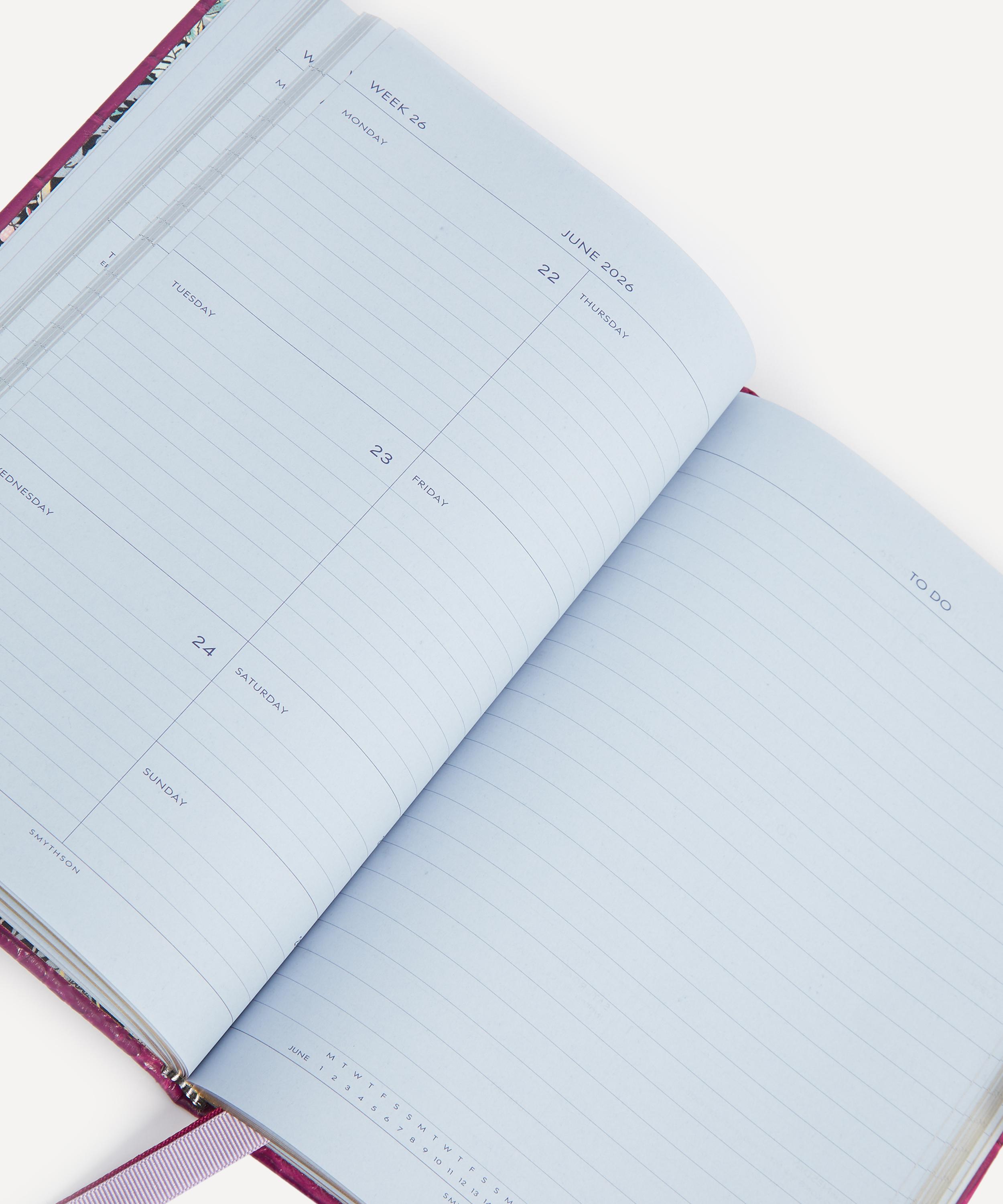 Smythson - 2026 Soho Croc-Embossed Weekly Diary image number 4