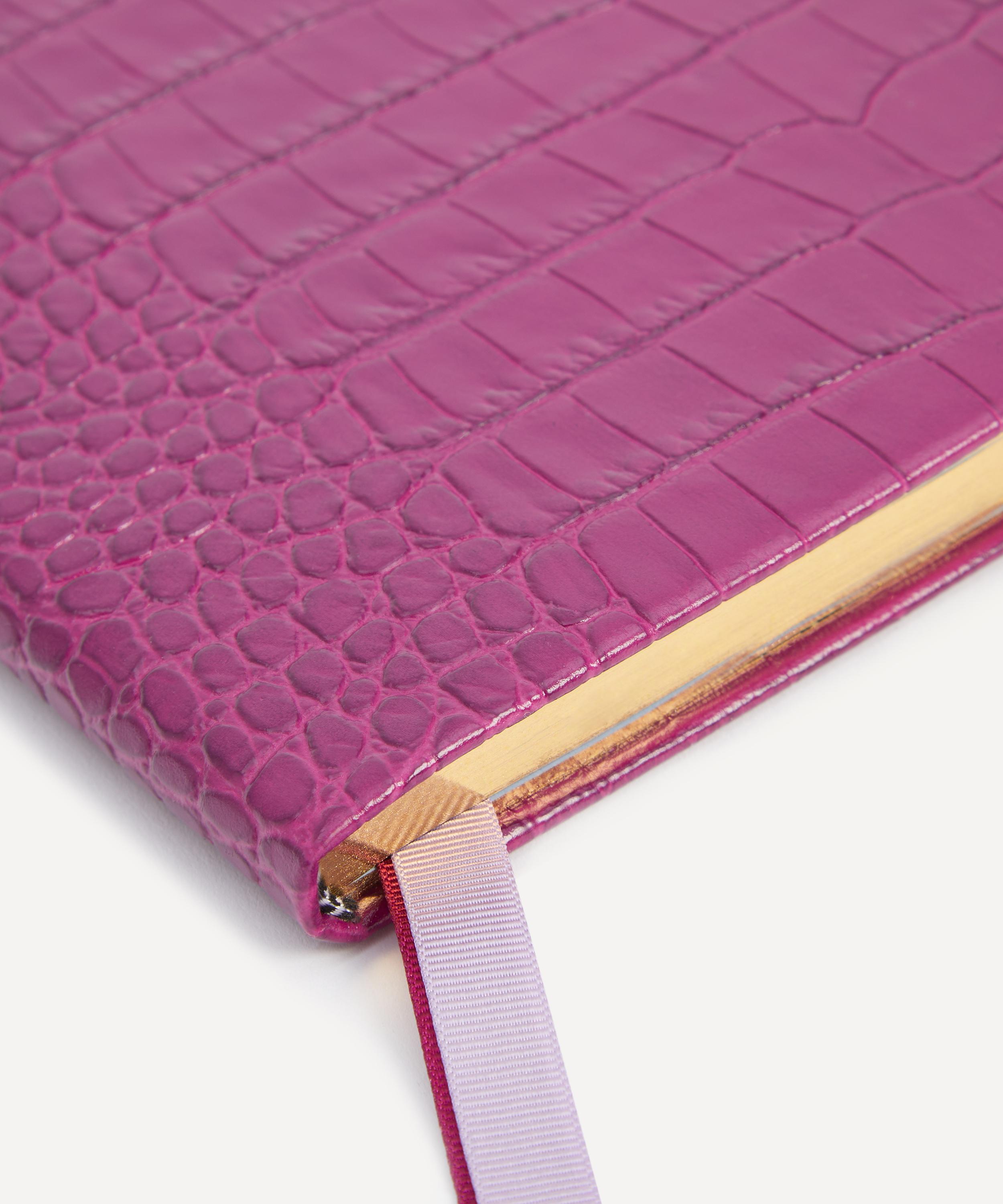 Smythson - 2026 Soho Croc-Embossed Weekly Diary image number 5