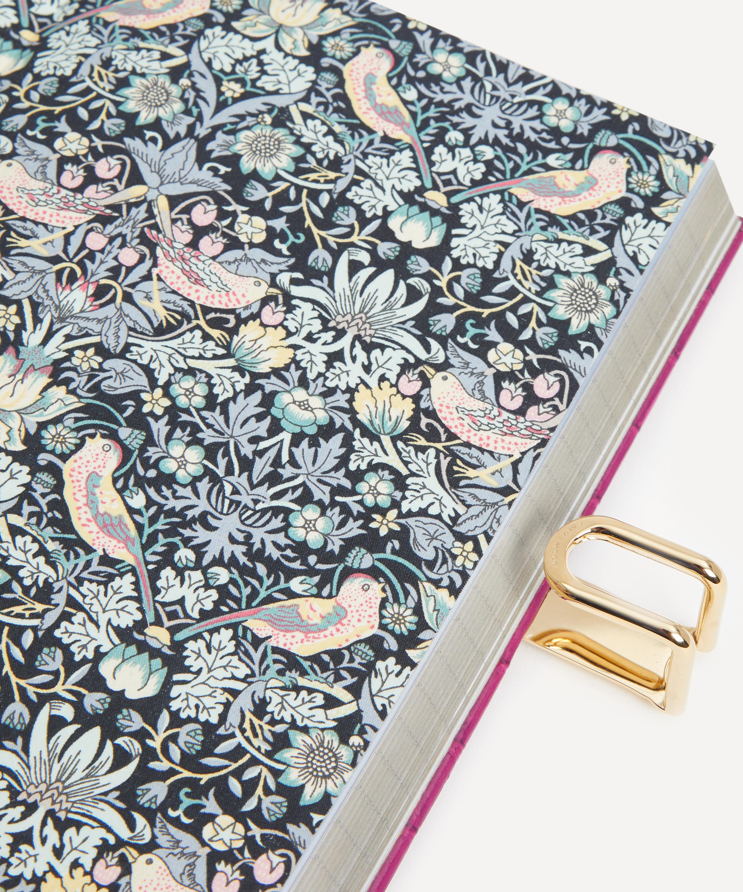Smythson - Soho Croc-Embossed Leather Notebook with Slide image number 2