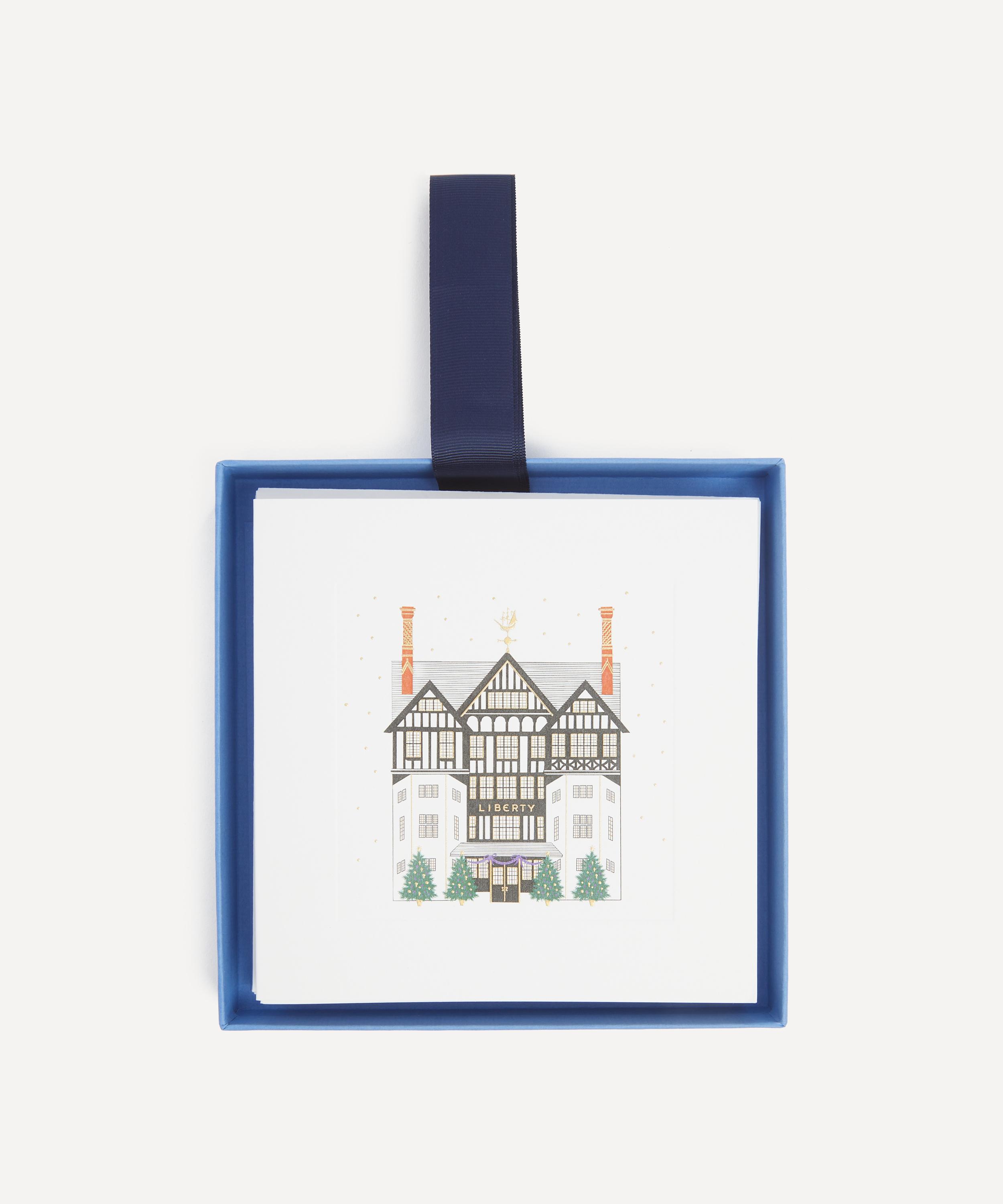 Smythson - Liberty Shop Front Christmas Cards Set of 10 image number 1
