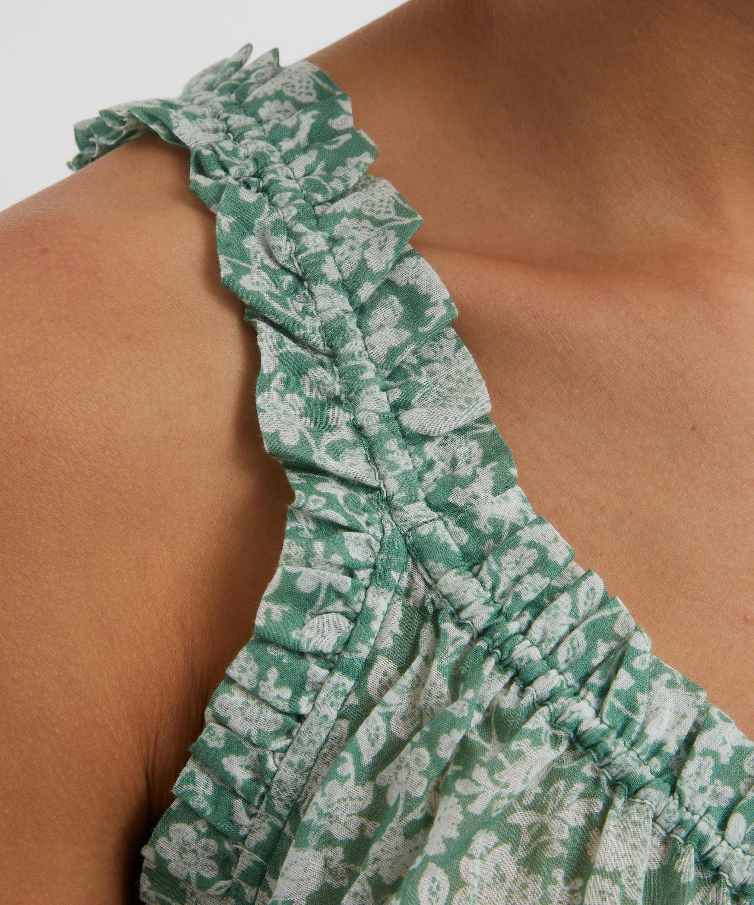 DÔEN - Emmaretta Peridot Tea Floral Dress image number 4