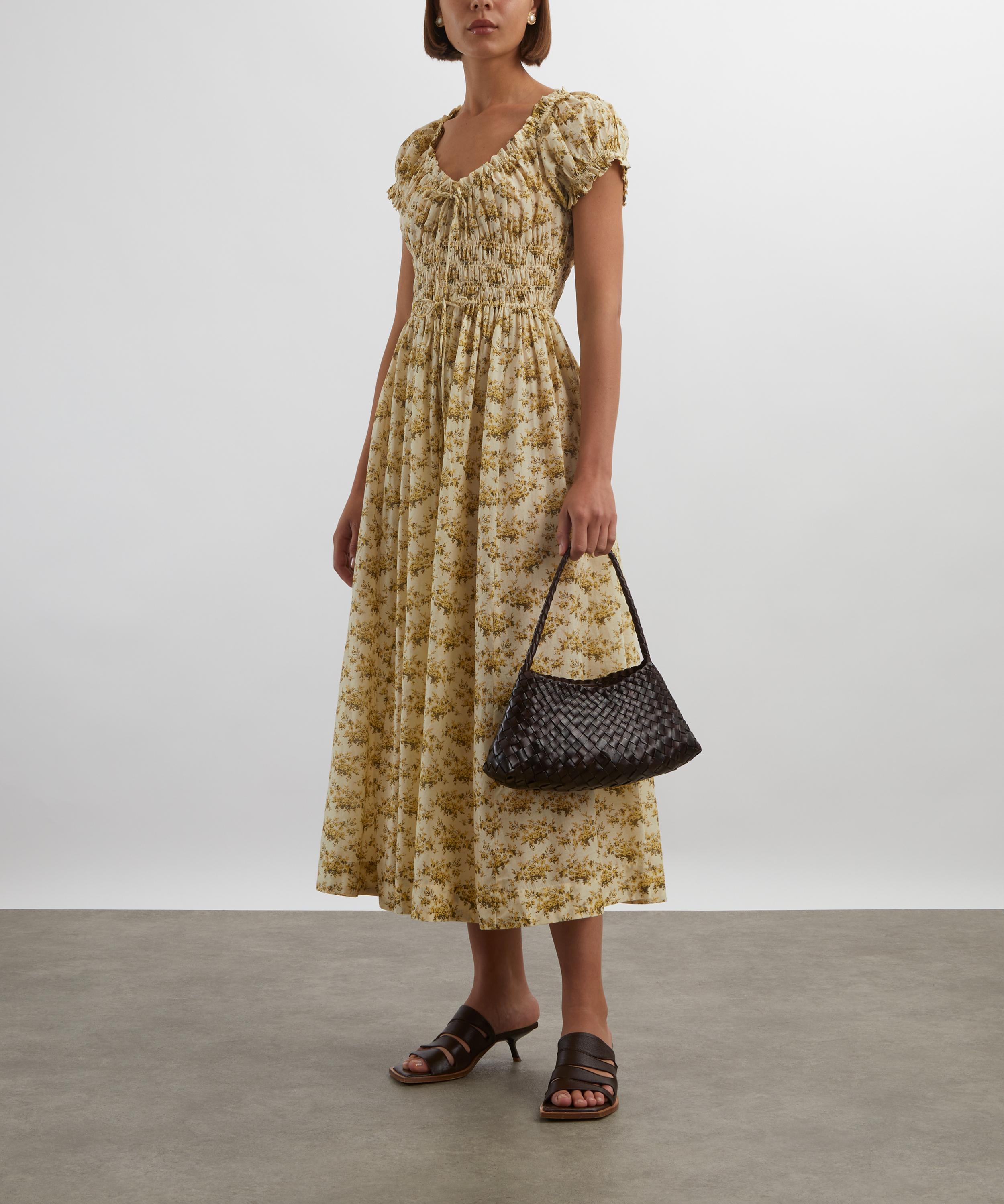 DÔEN - Ashlynn Citron Rosier Floral Dress image number 1