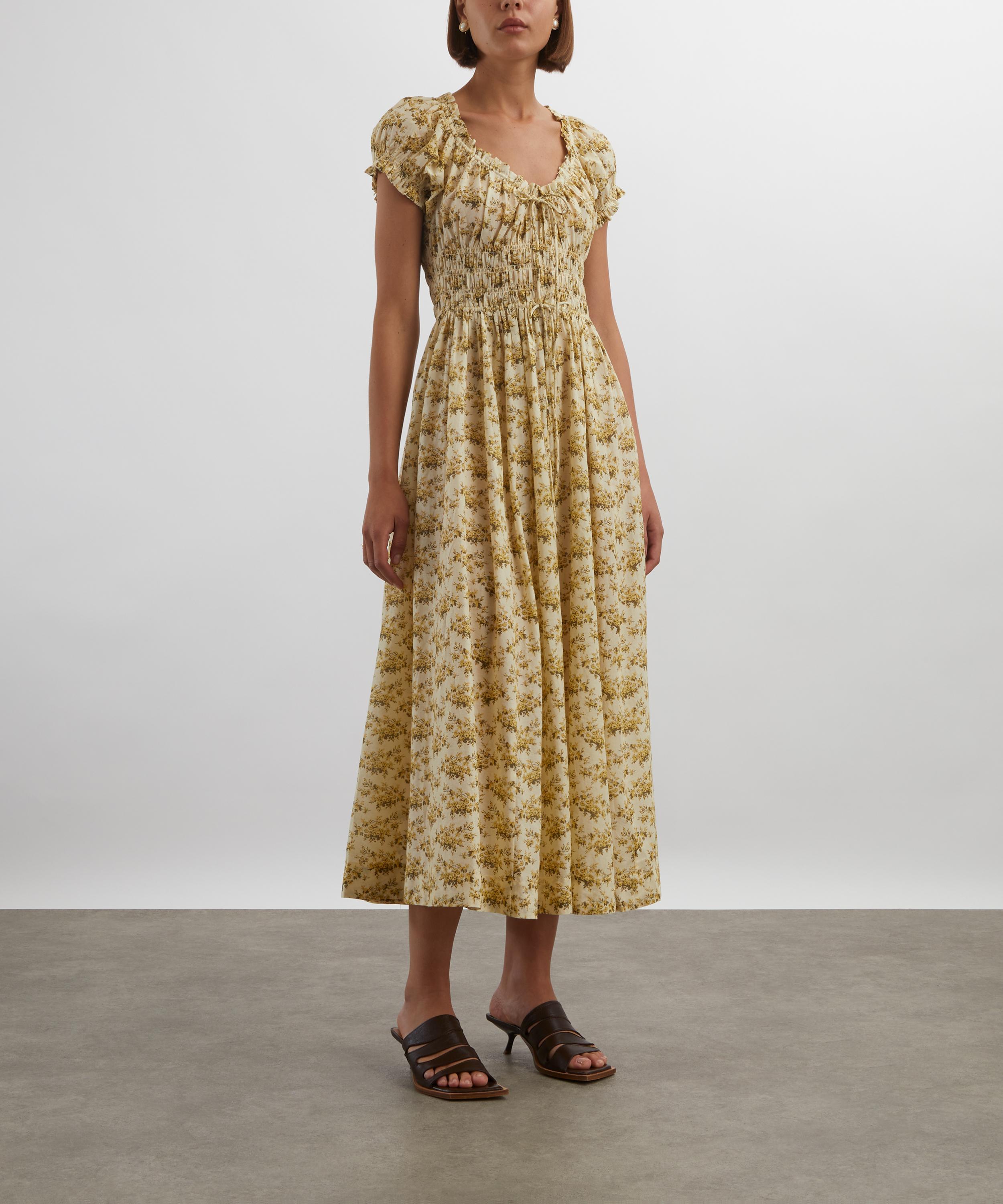 DÔEN - Ashlynn Citron Rosier Floral Dress image number 2