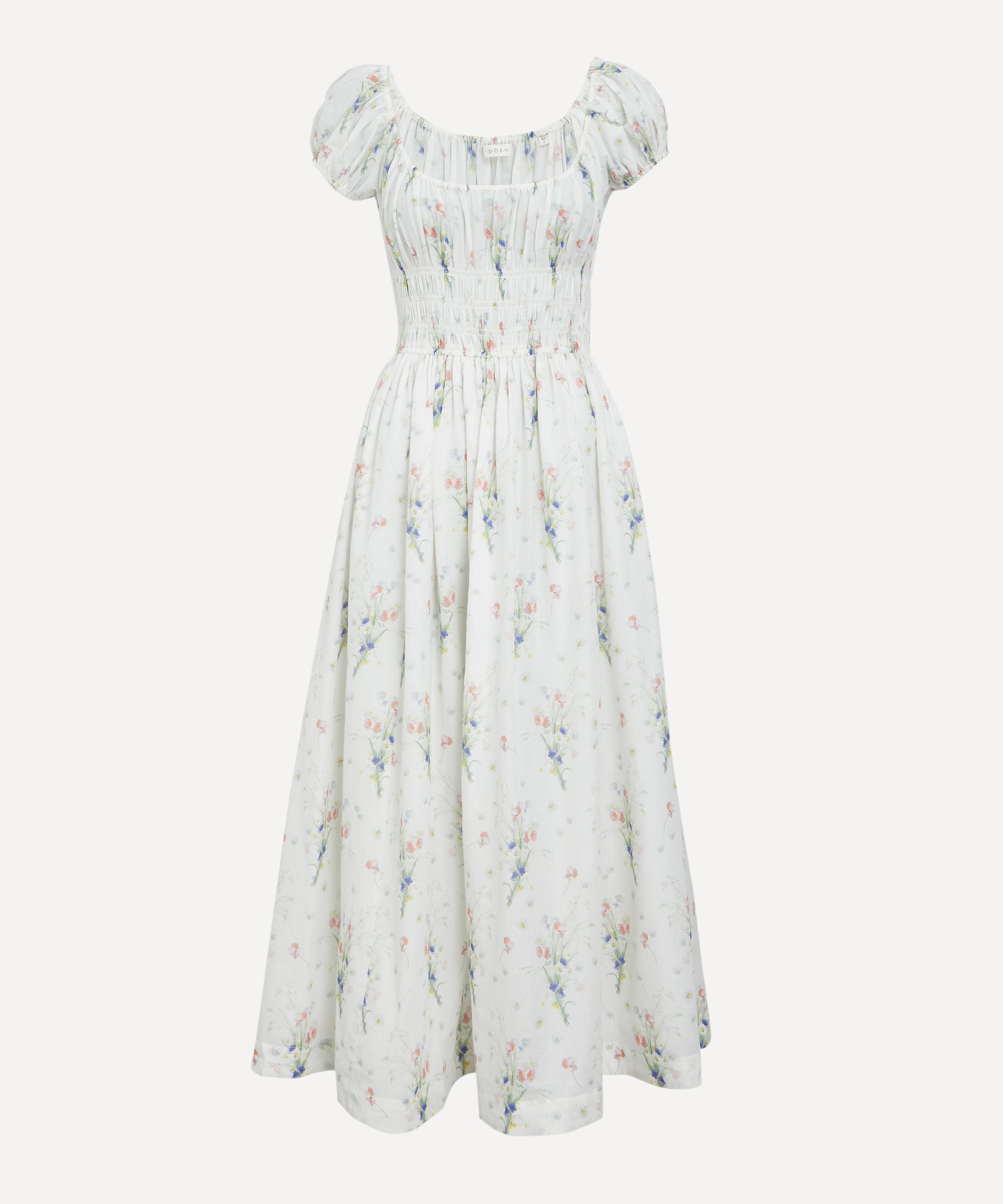 DÔEN - Quinley Painted Bouquet Dress image number 0