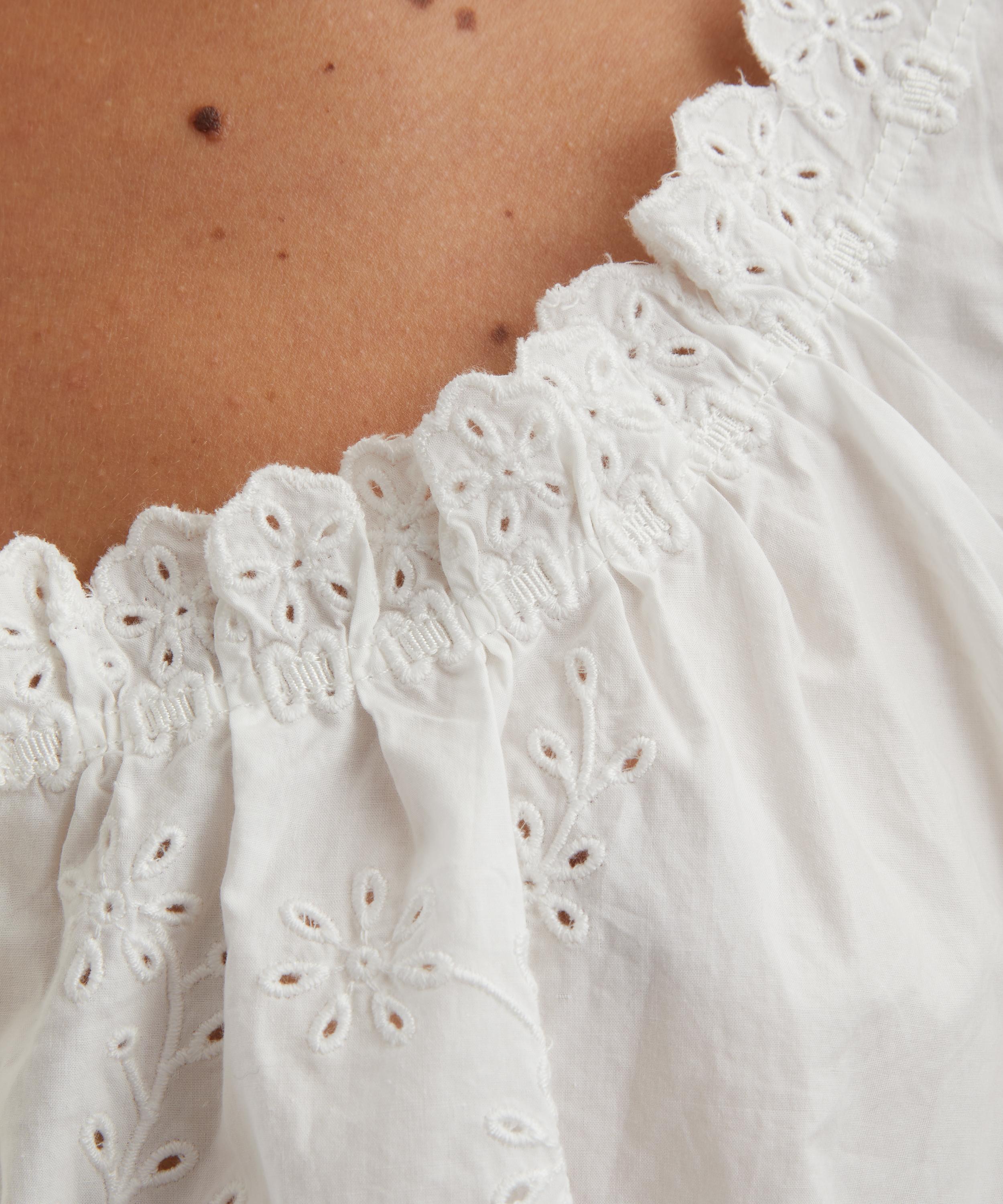 DÔEN - Nera Cotton Floral Eyelet Top image number 4