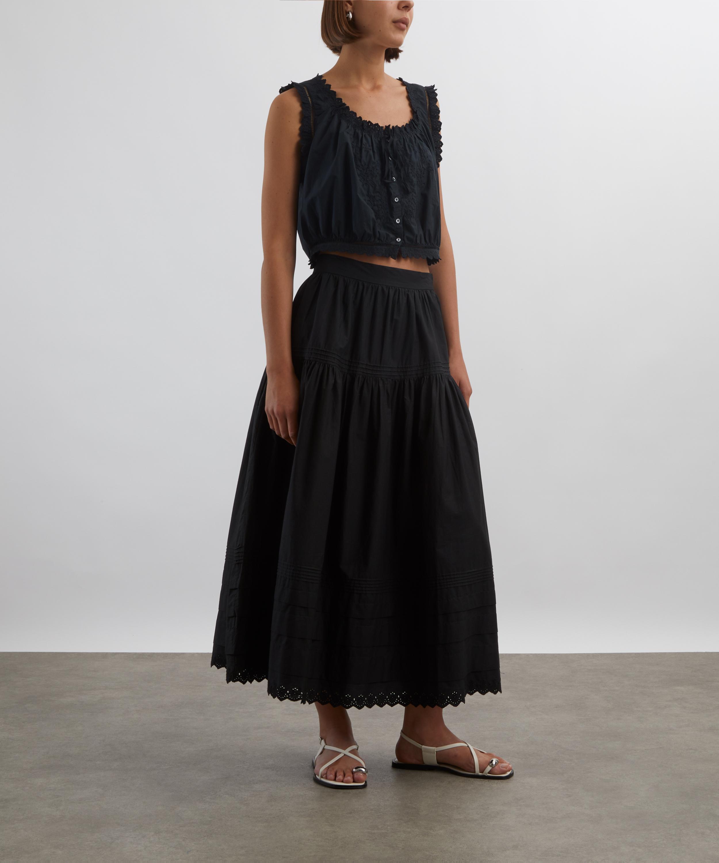 DÔEN - Traveller Cotton Floral Eyelet Top image number 1