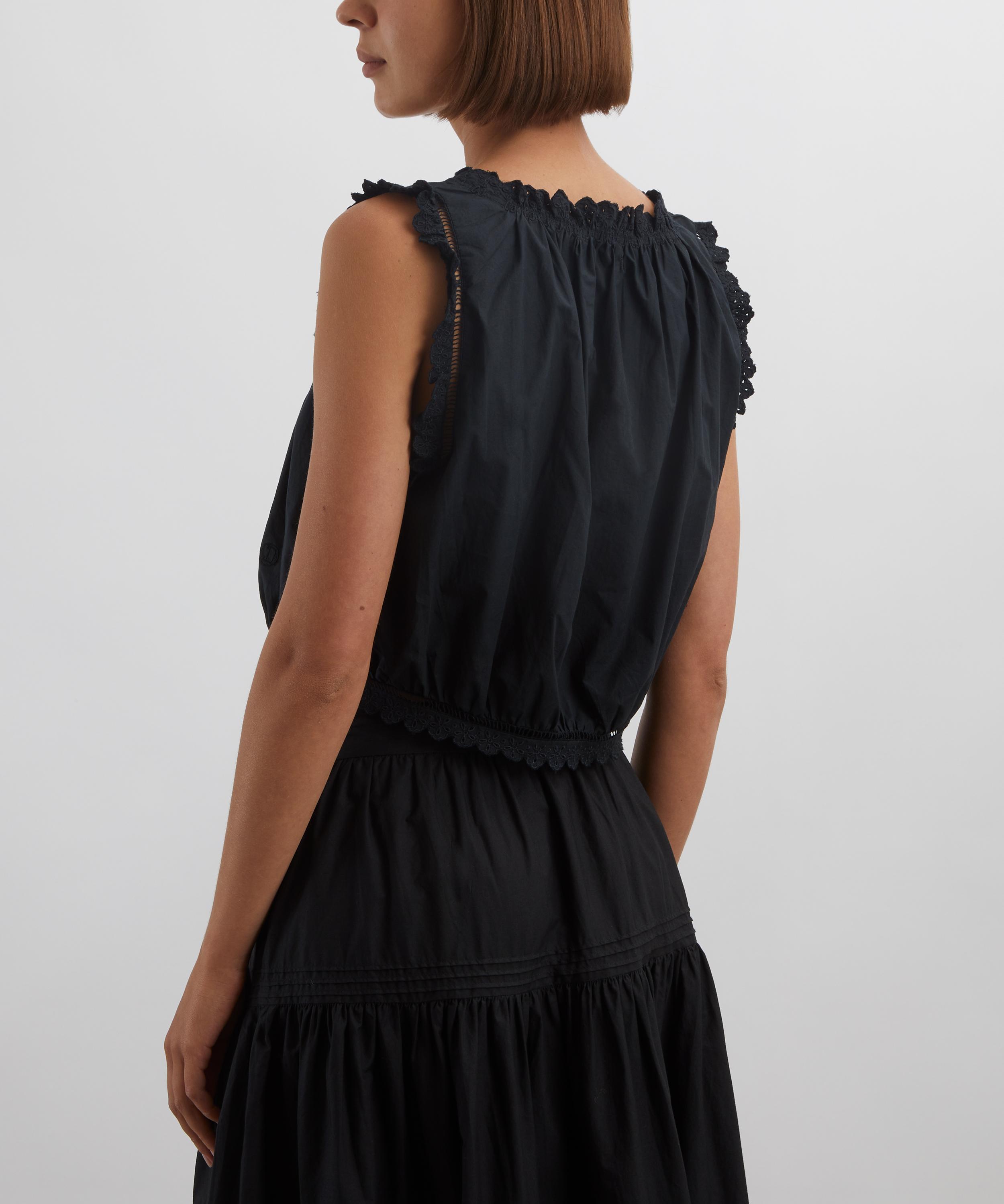 DÔEN - Traveller Cotton Floral Eyelet Top image number 3