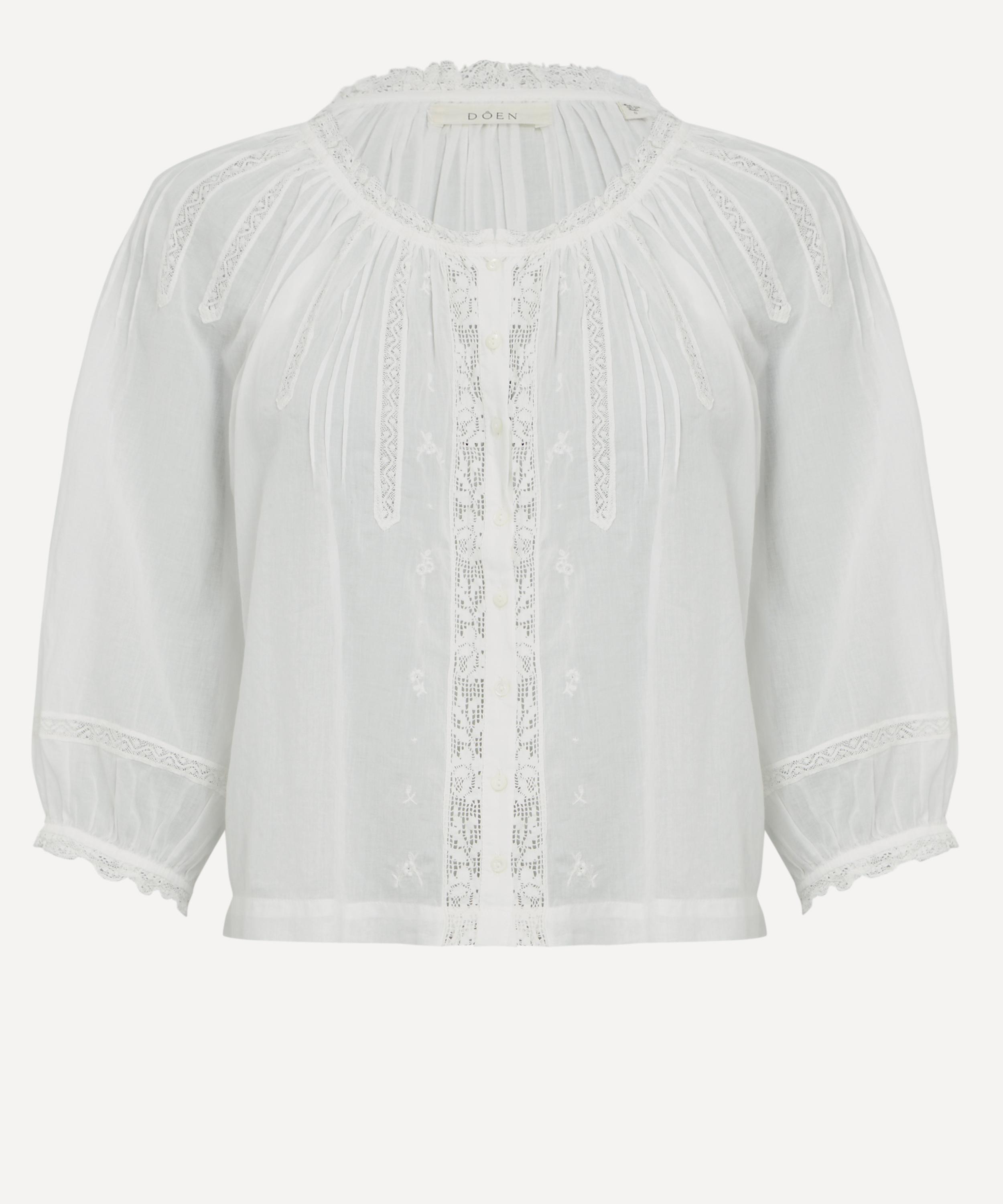 DÔEN - Abigail Cotton Lace Top image number 0