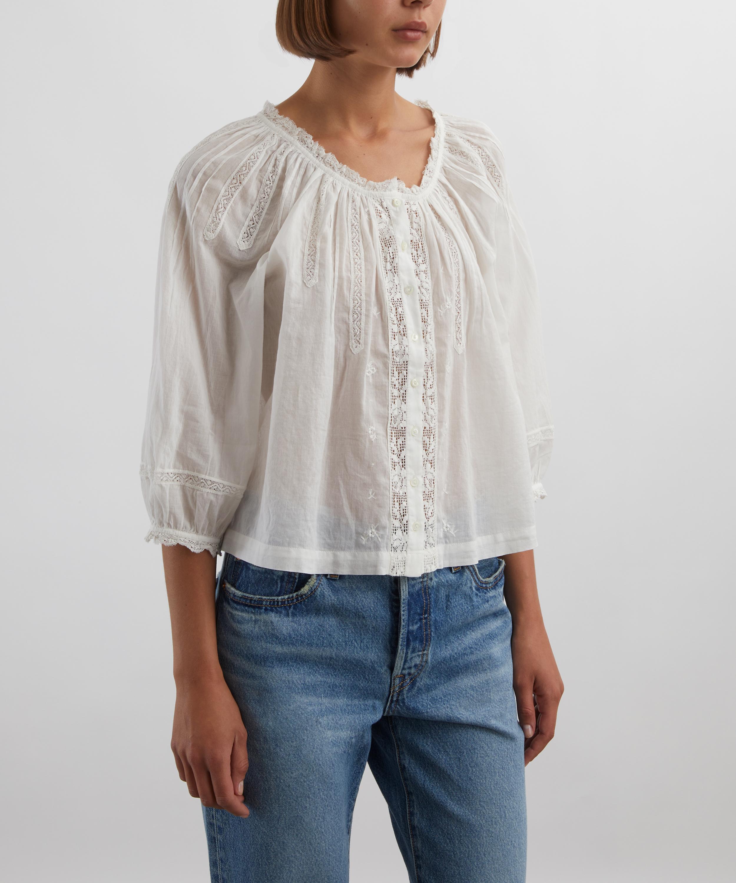 DÔEN - Abigail Cotton Lace Top image number 2