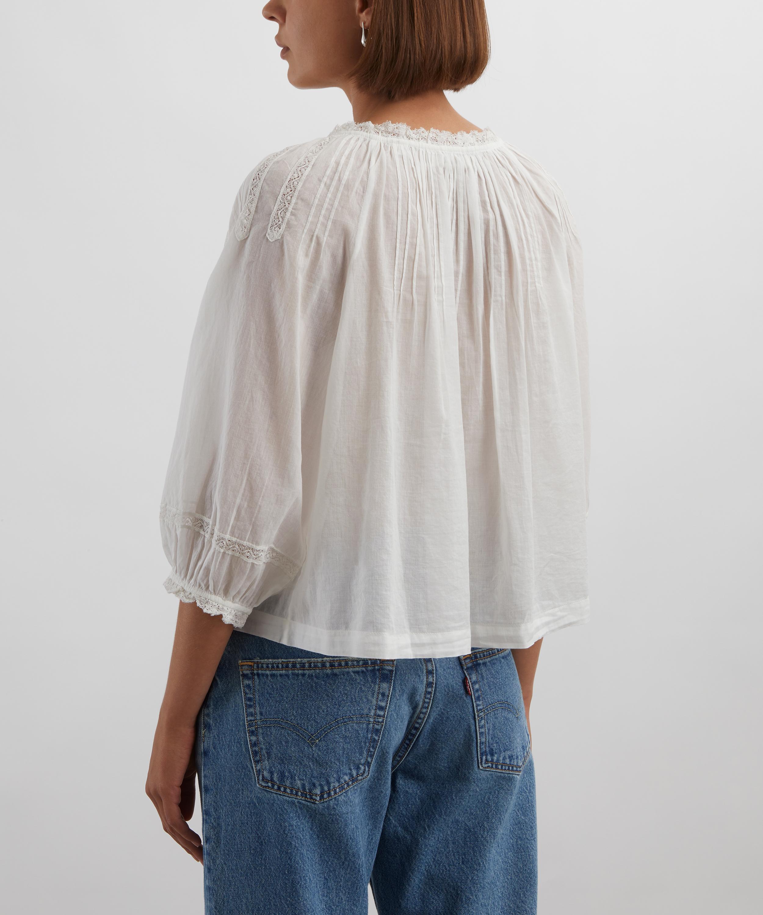 DÔEN - Abigail Cotton Lace Top image number 3