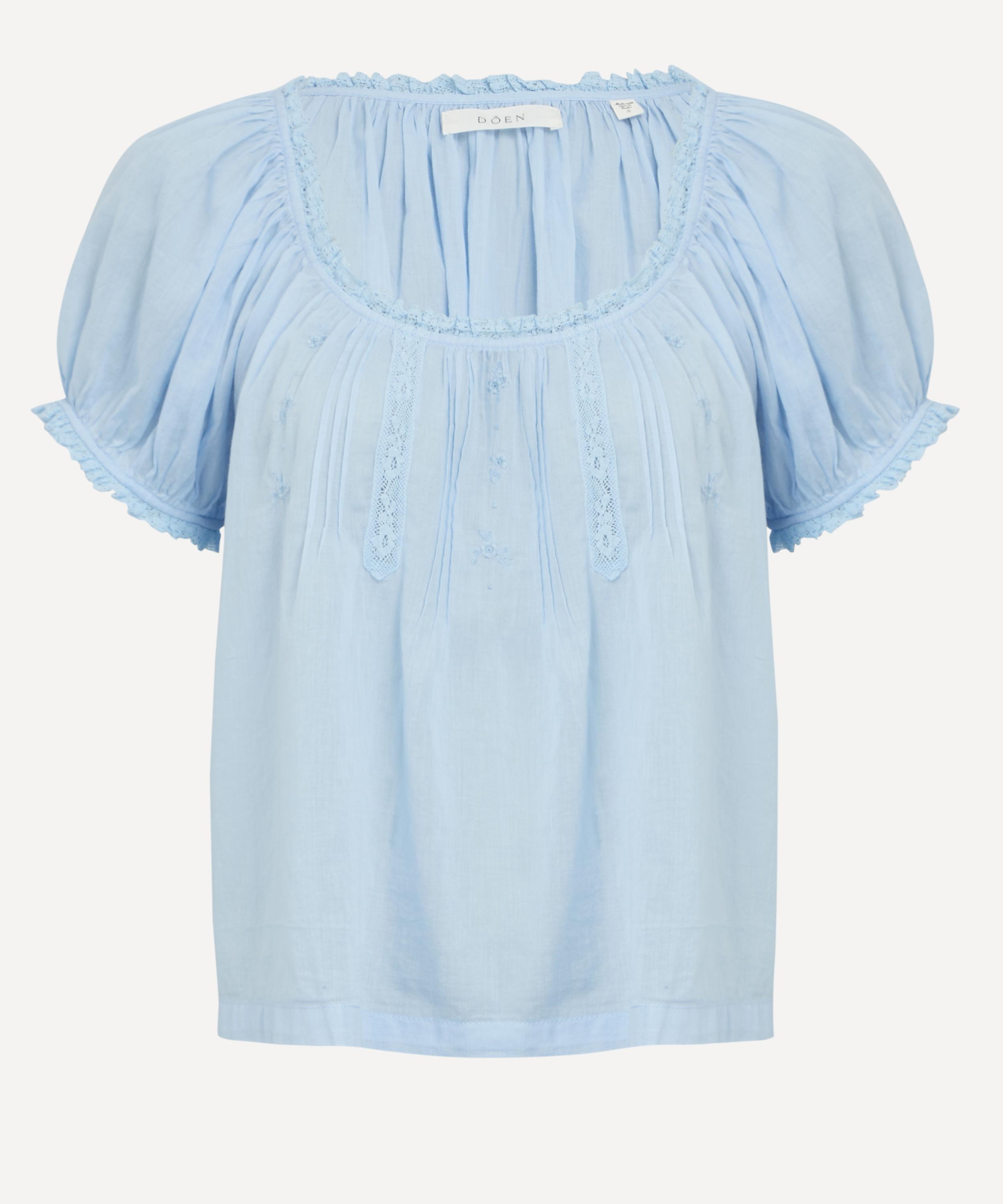 DÔEN - Frederica Icy Blue Top image number 0
