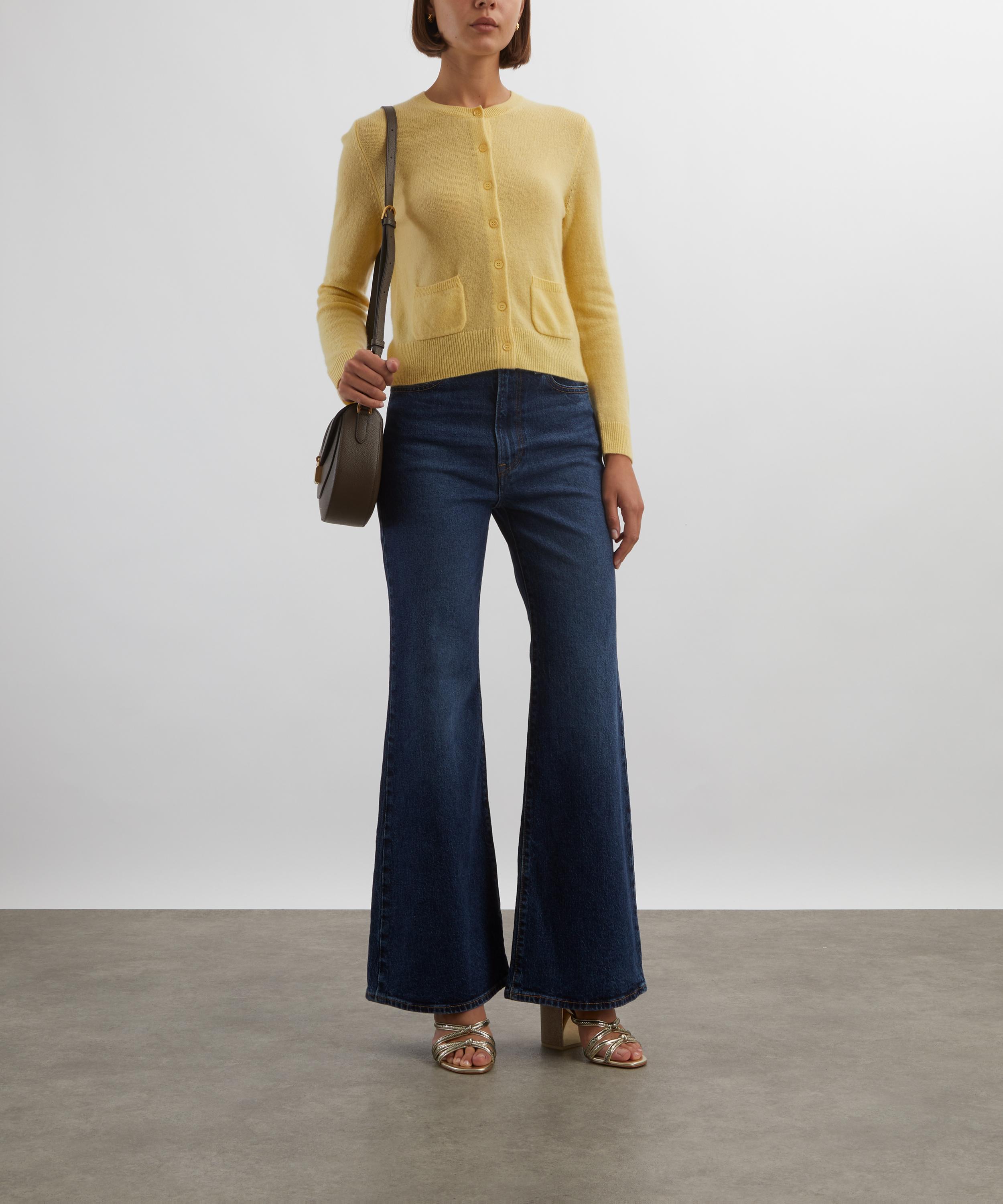 DÔEN - Freya Lemon Chiffon Cashmere Cardigan image number 1
