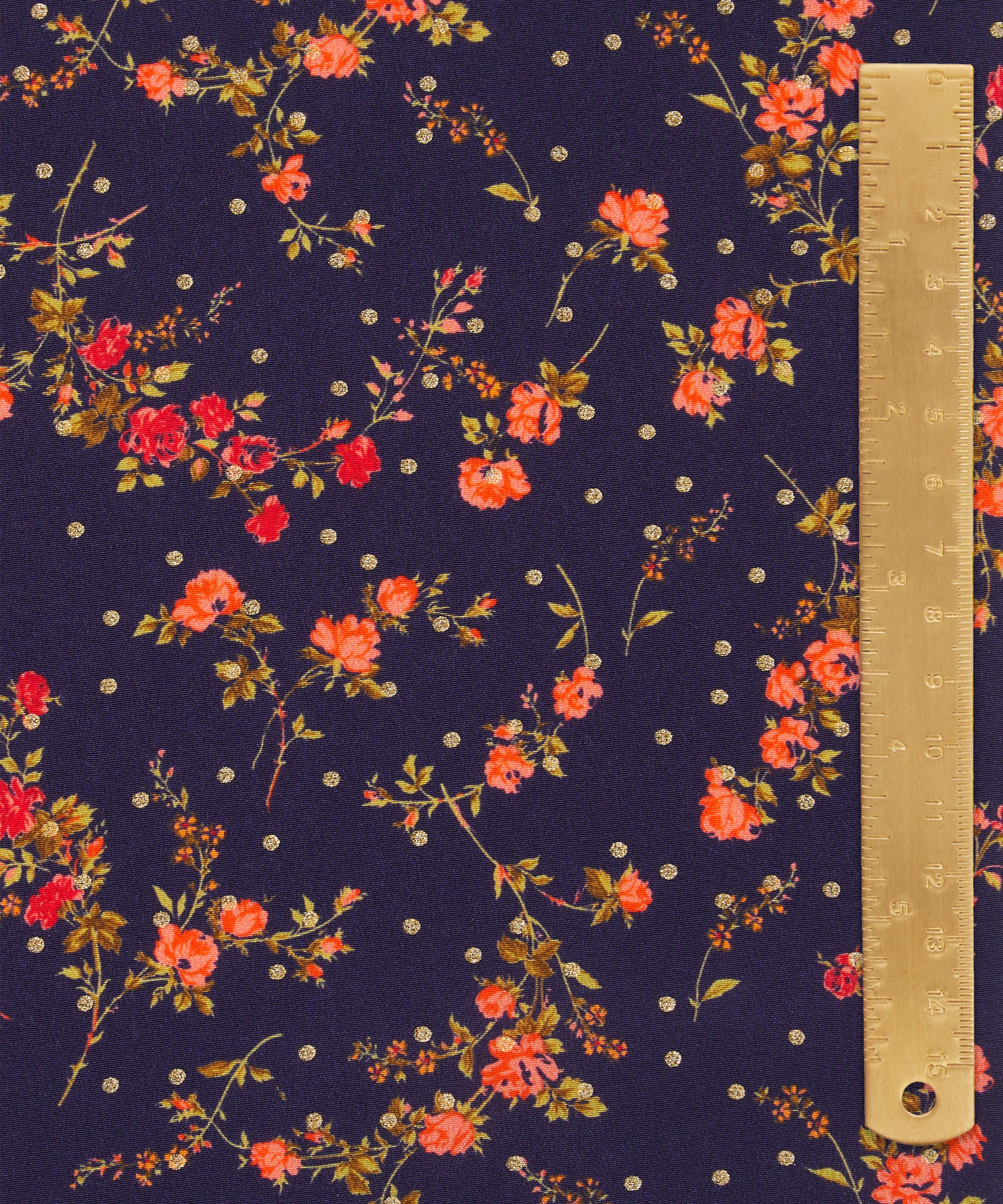 Liberty Fabrics - Elizabeth Metallic Crepe de Chine image number 4