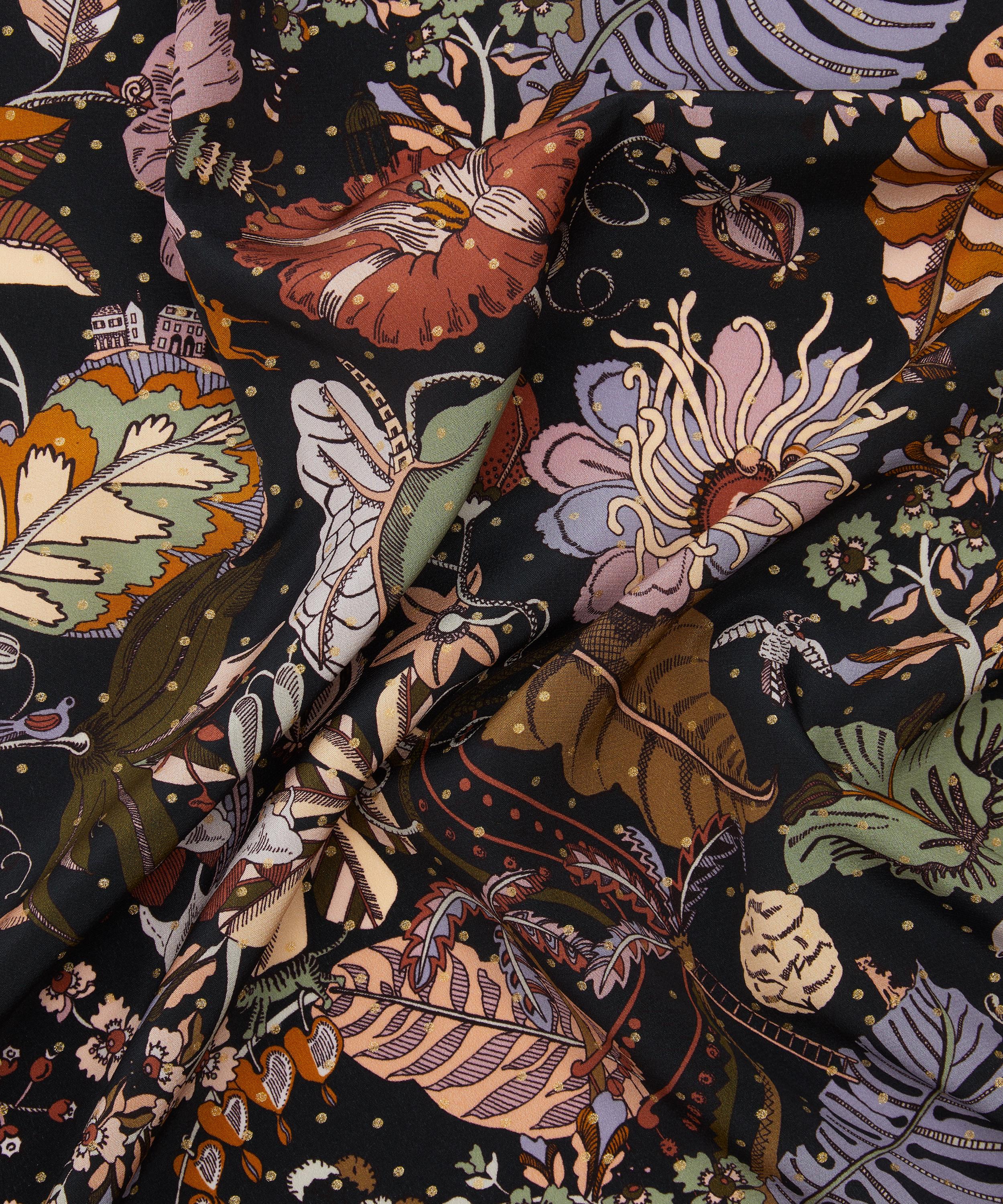 Liberty Fabrics - Fantasy Land Metallic Crepe de Chine image number 3