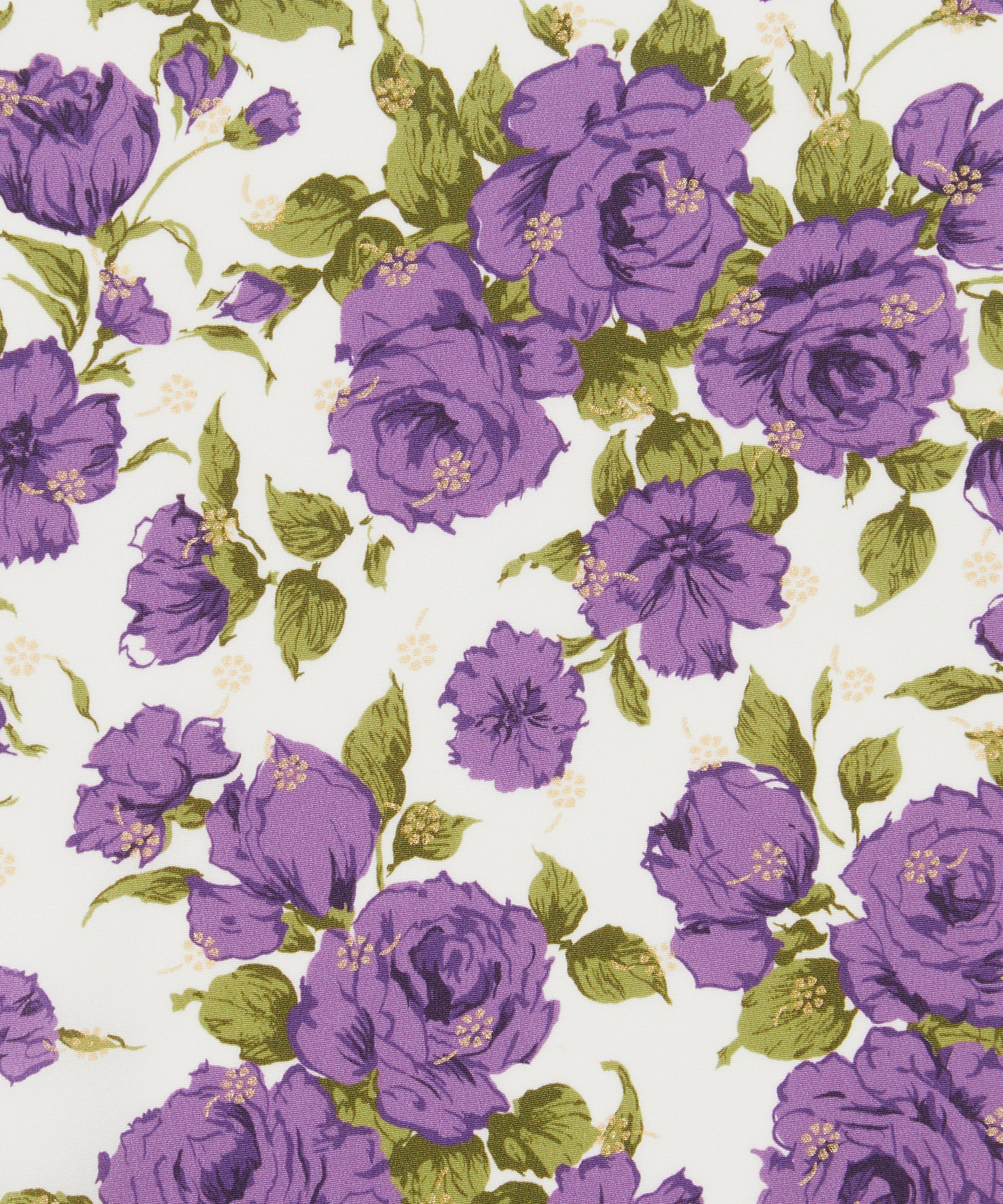 Liberty Fabrics - Carline Rose Metallic Crepe de Chine image number 0