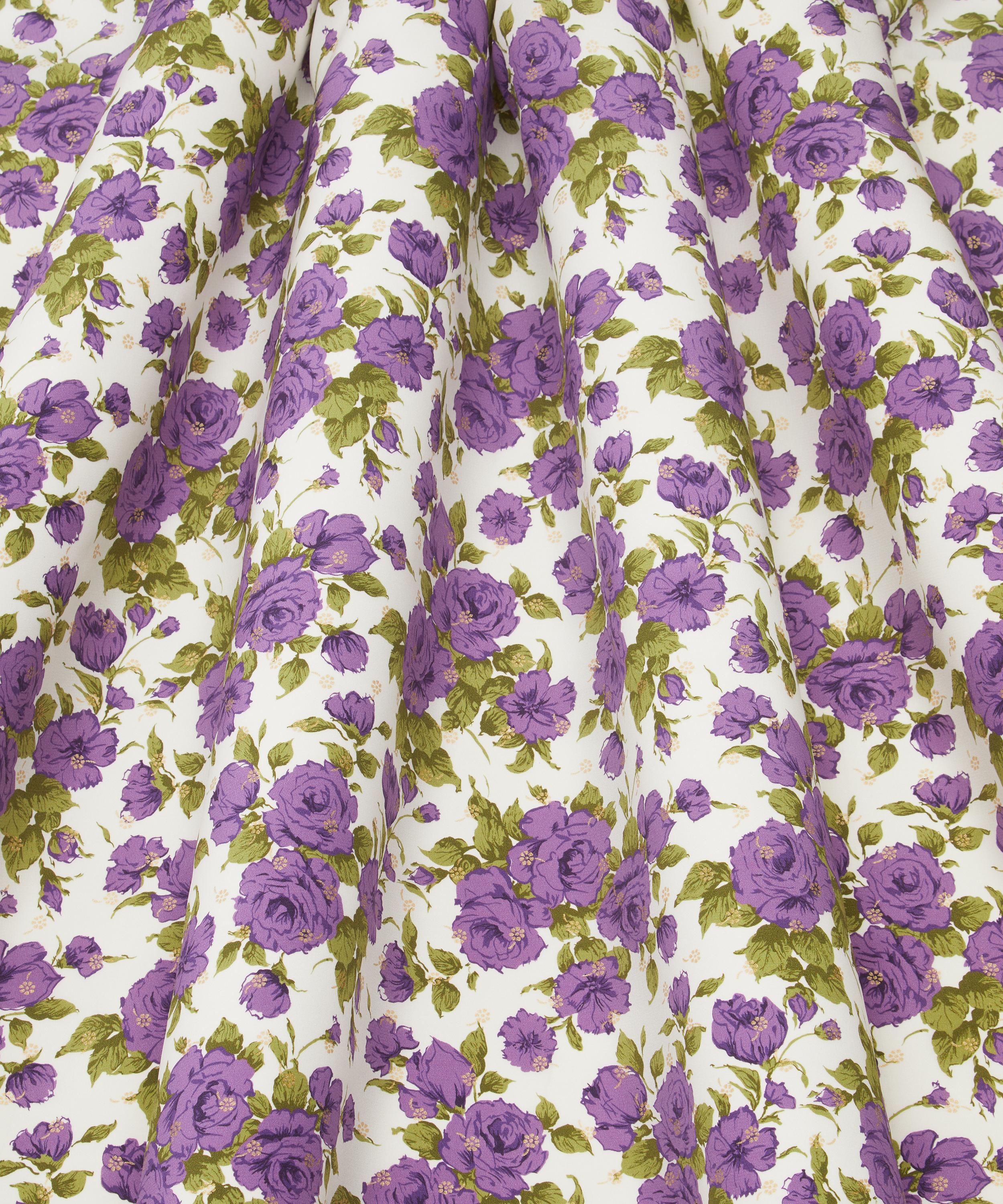 Liberty Fabrics - Carline Rose Metallic Crepe de Chine image number 2