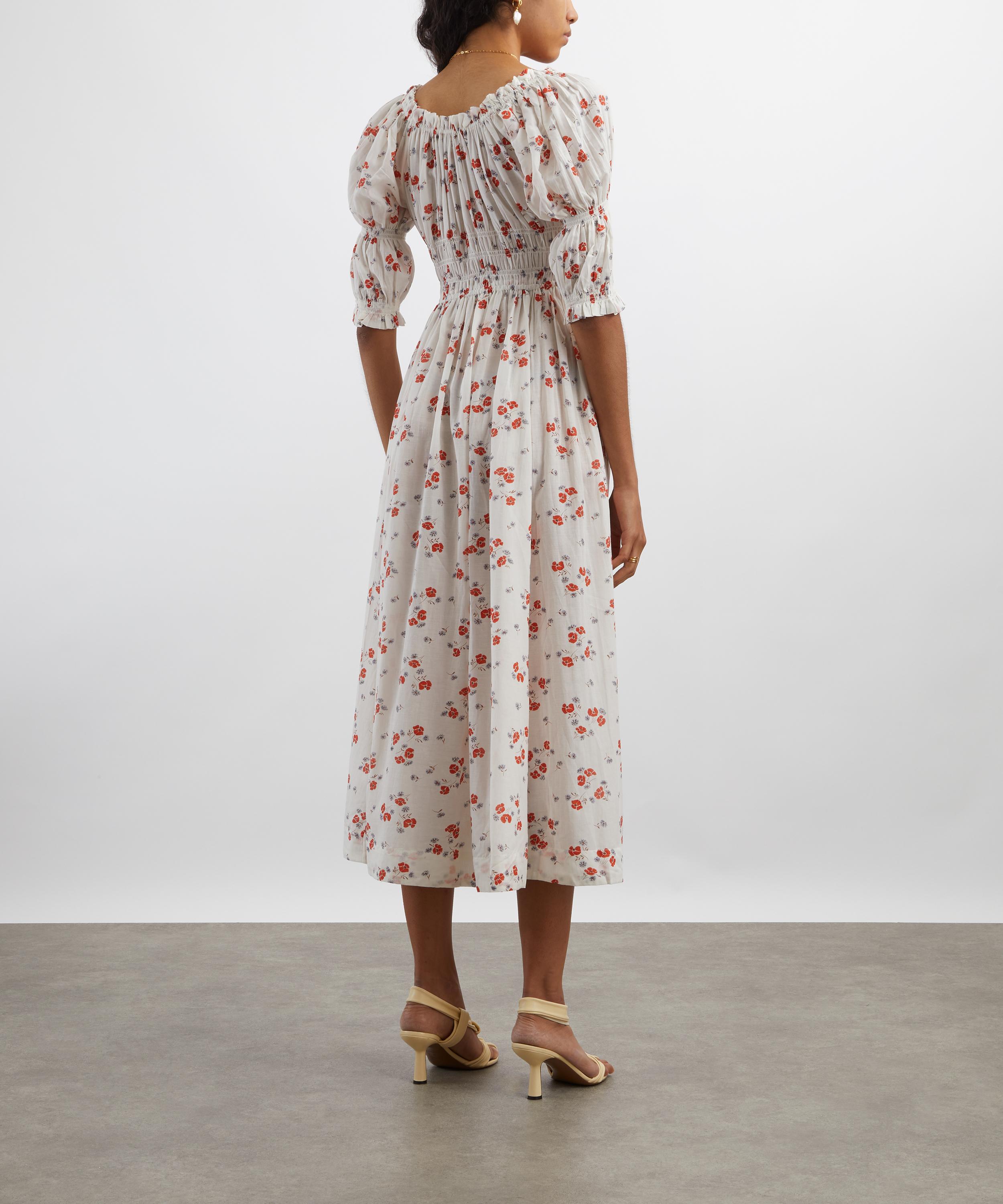 DÔEN - Ischia Poppy Field Dress image number 3