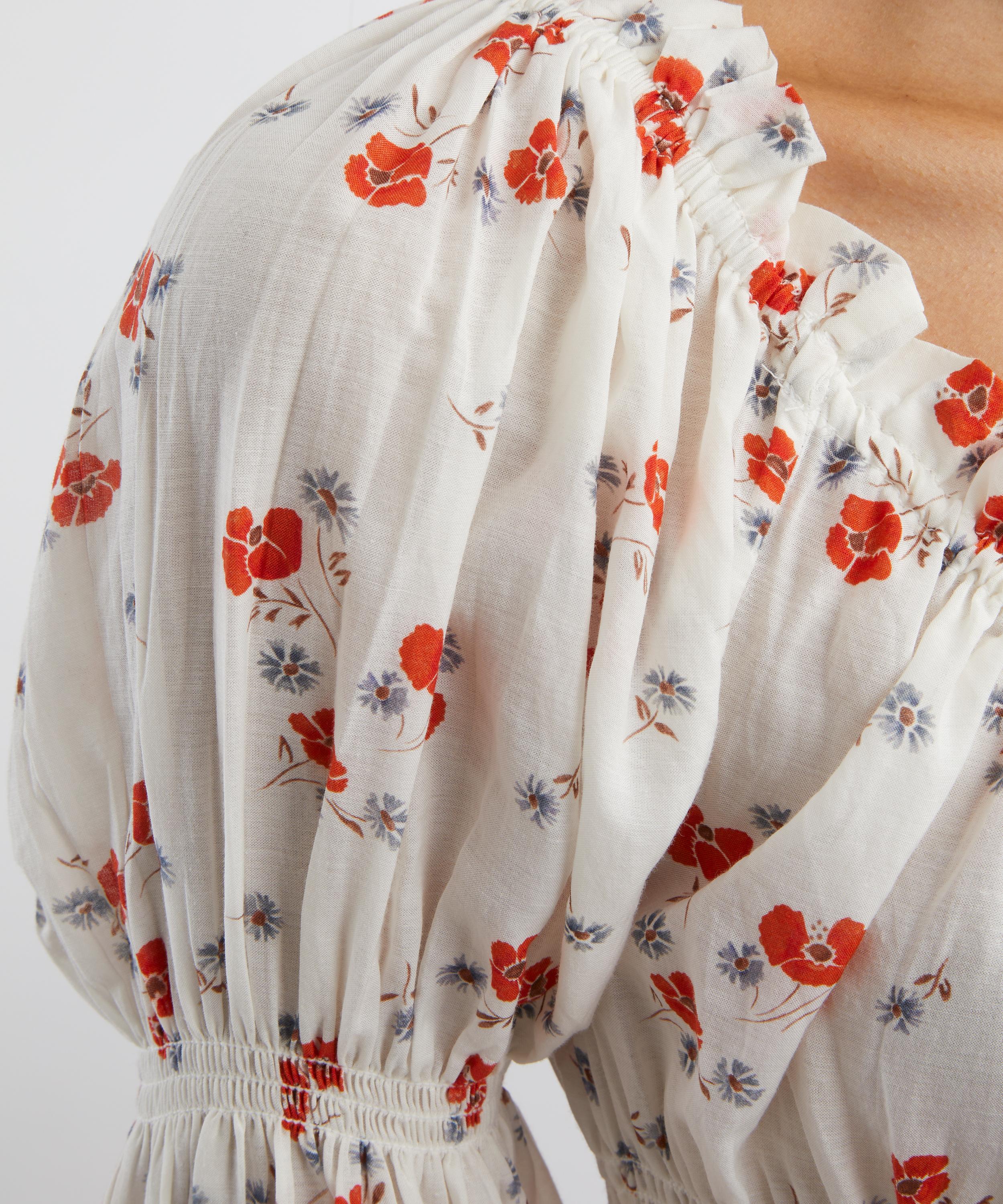DÔEN - Ischia Poppy Field Dress image number 4