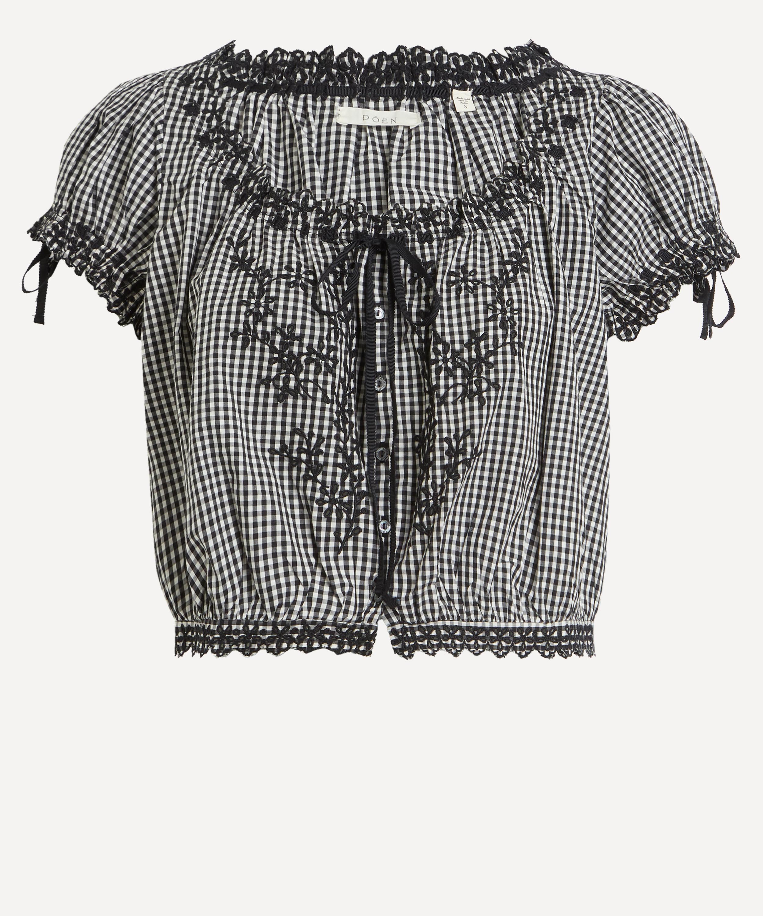 DÔEN - Nera La Maddalena Gingham Top image number 0