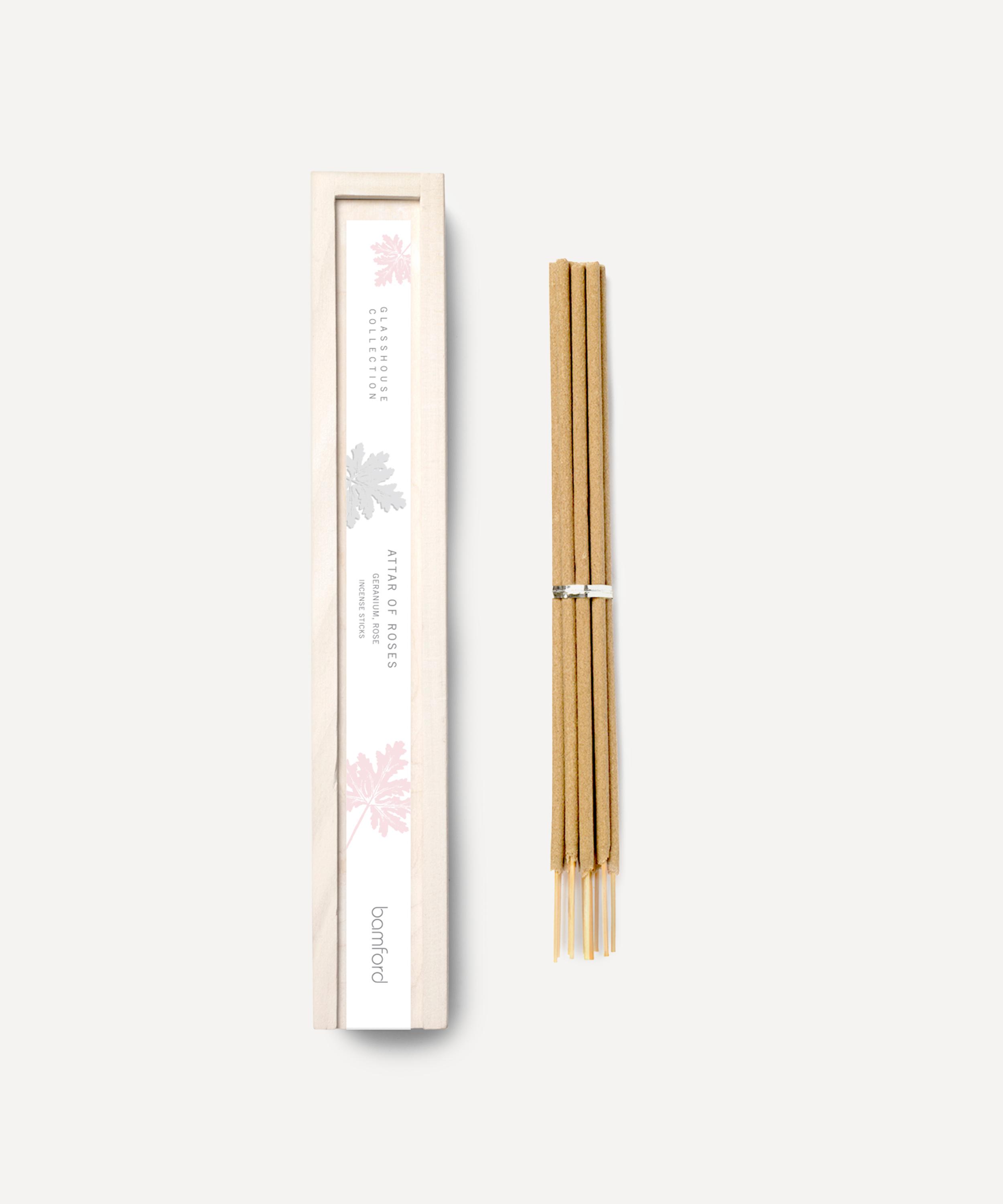 Bamford - Attar of Roses Geranium Incense Stick Pack of 10 image number 0