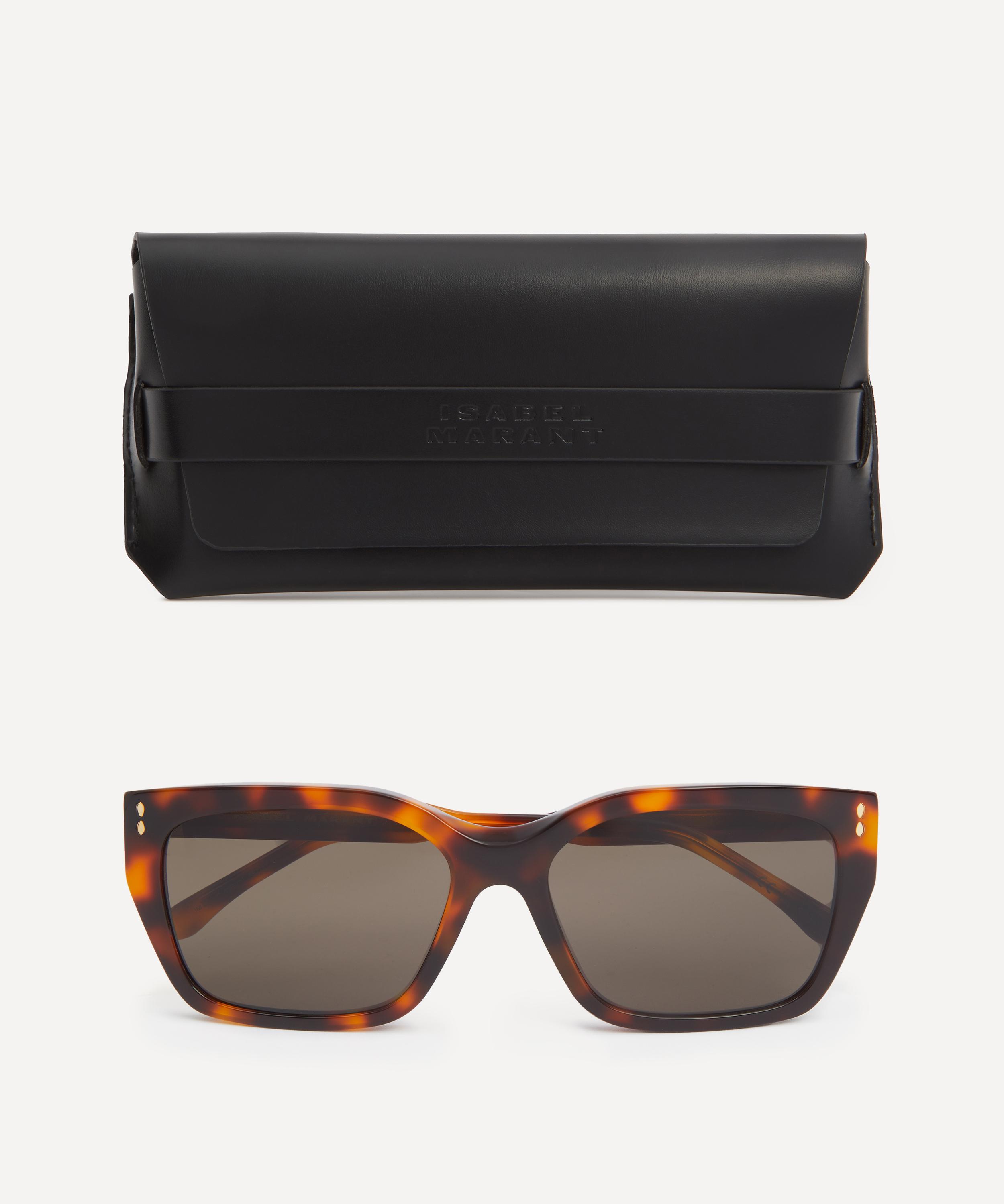 Isabel Marant - Havana Acetate Square Sunglasses image number 3