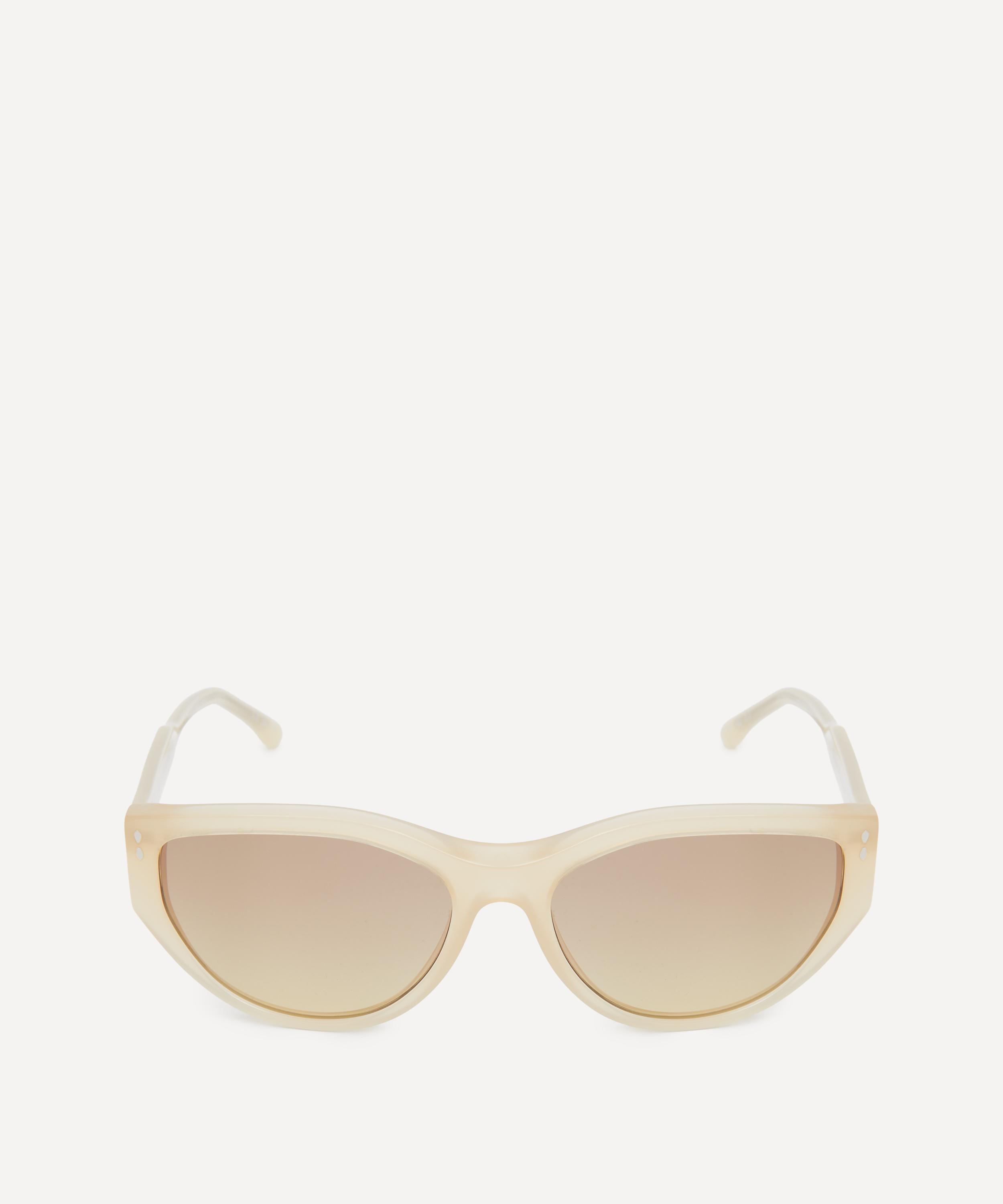 Isabel Marant - Yellow Acetate Cat Eye Sunglasses