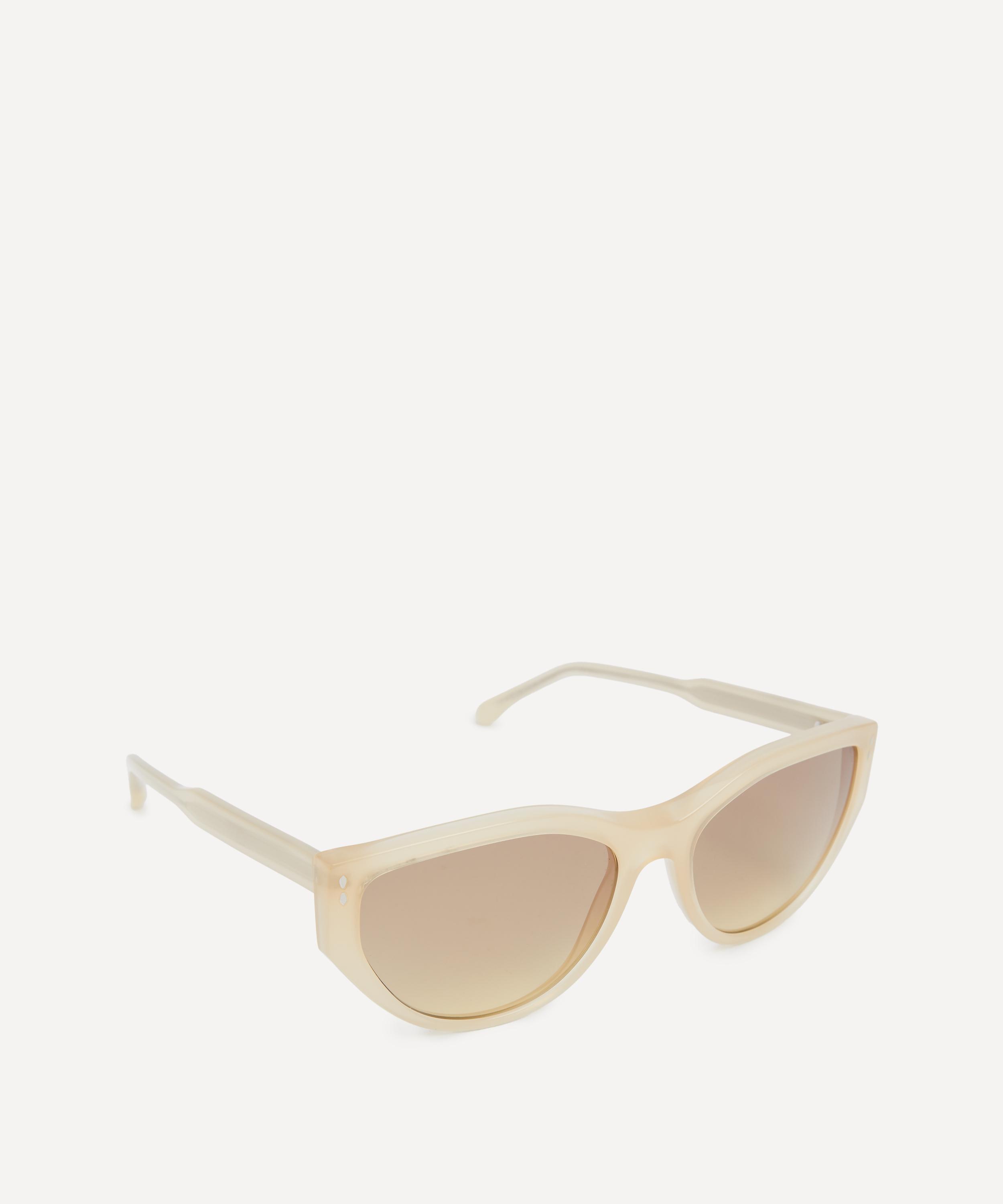 Isabel Marant - Yellow Acetate Cat Eye Sunglasses image number 1