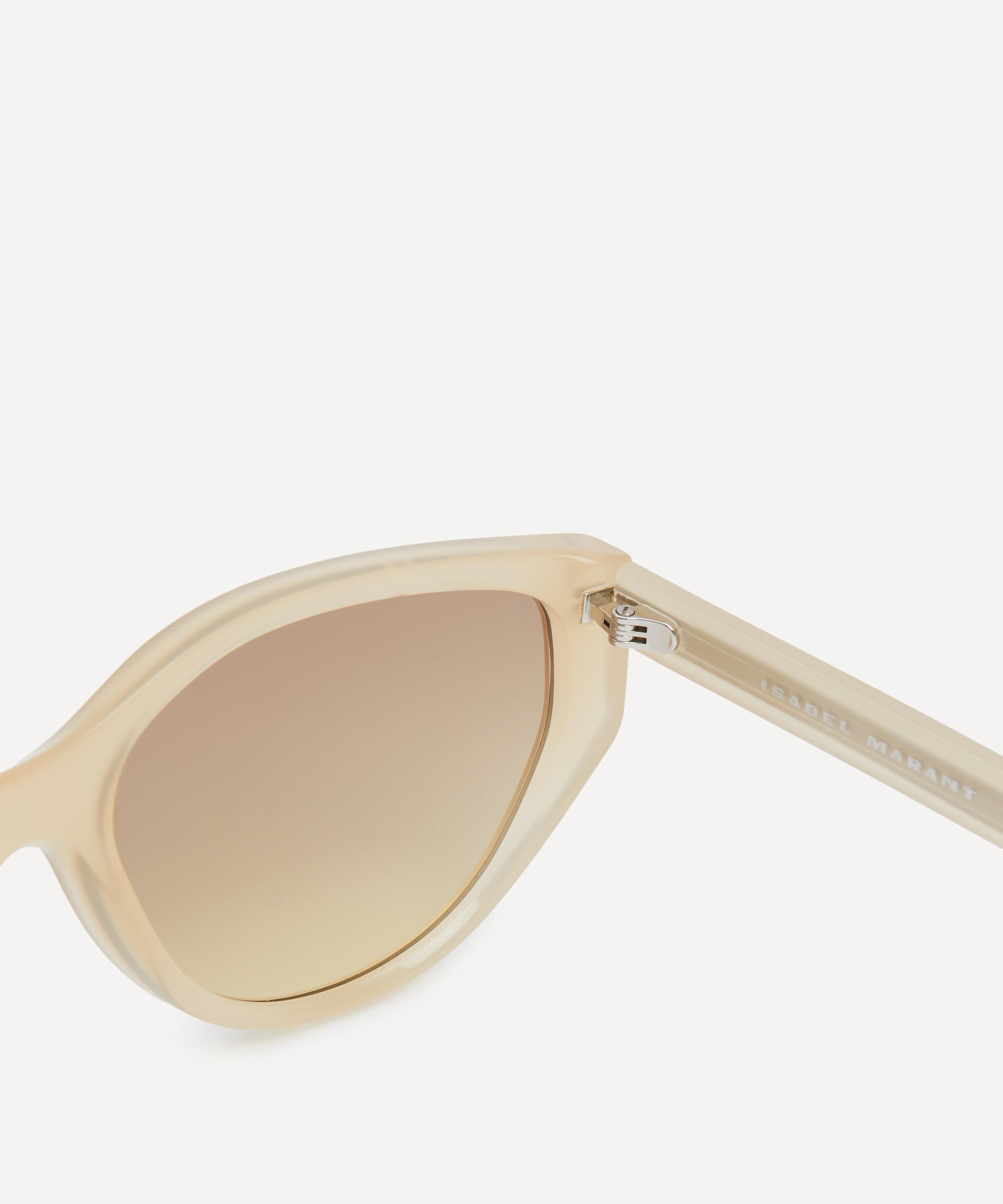 Isabel Marant - Yellow Acetate Cat Eye Sunglasses image number 2