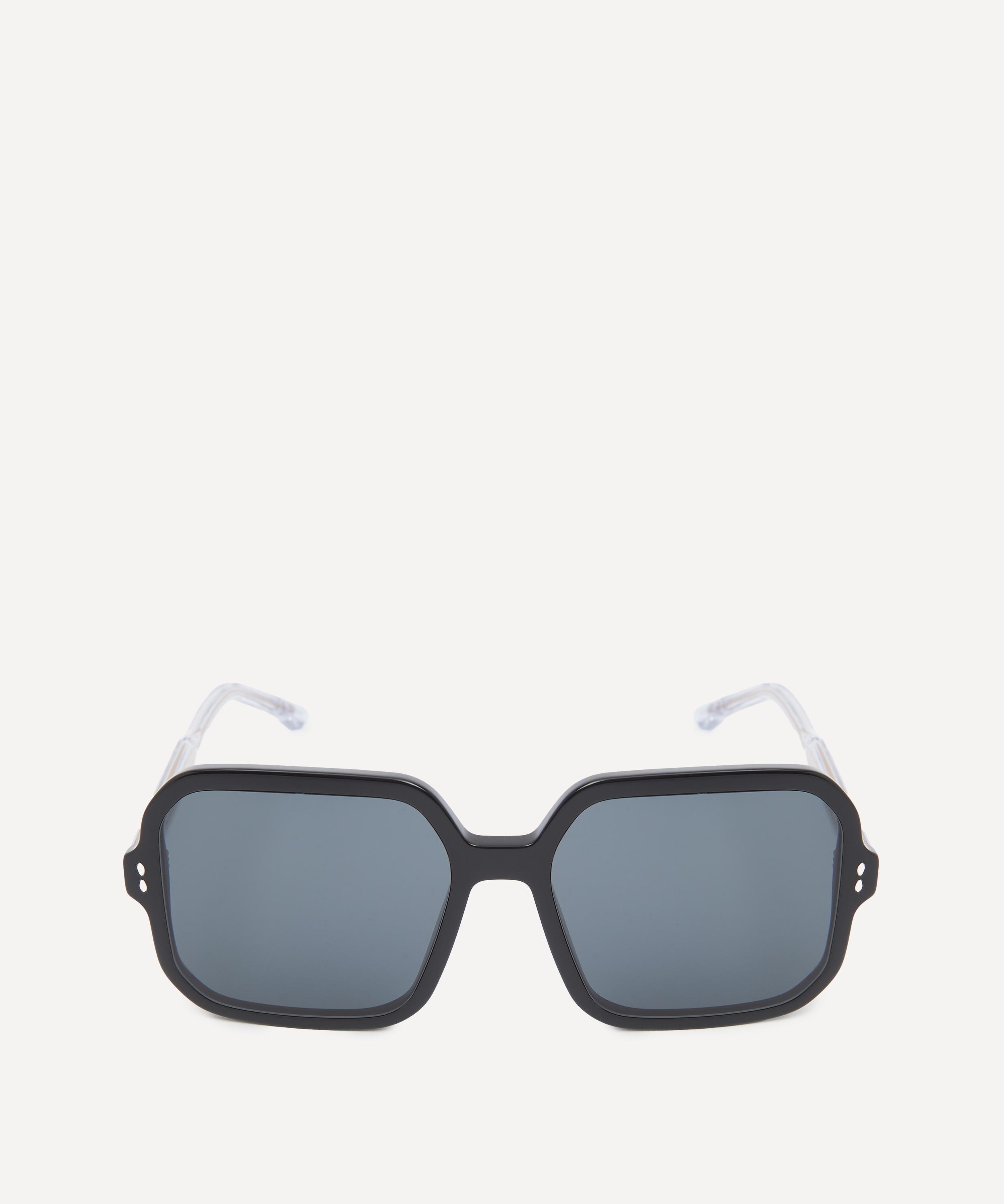 Isabel Marant - Black Acetate Rectangular Sunglasses