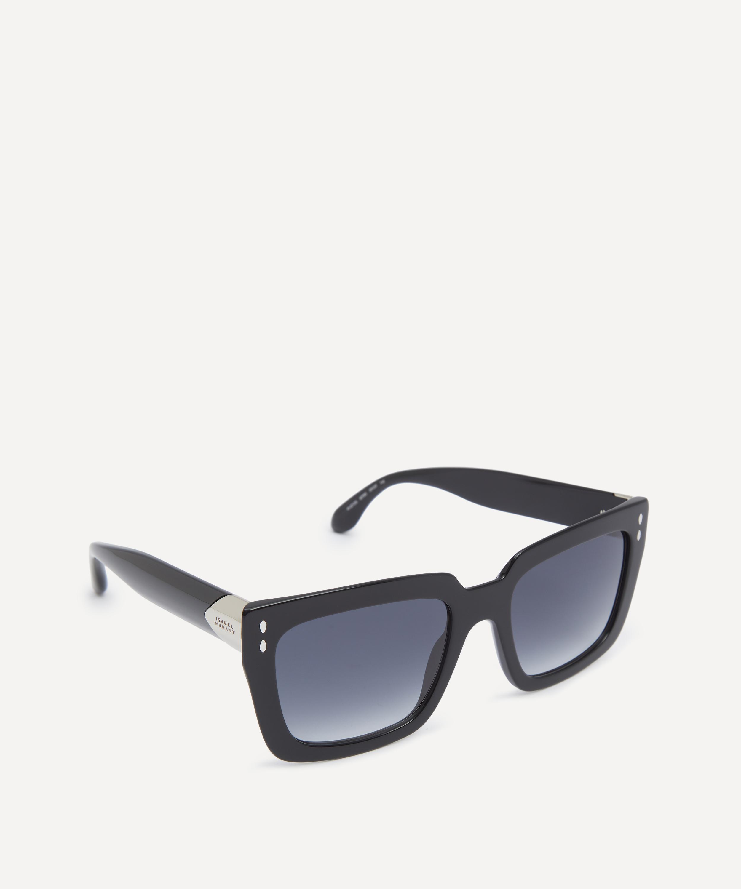 Isabel Marant - Black Acetate Square Sunglasses image number 1