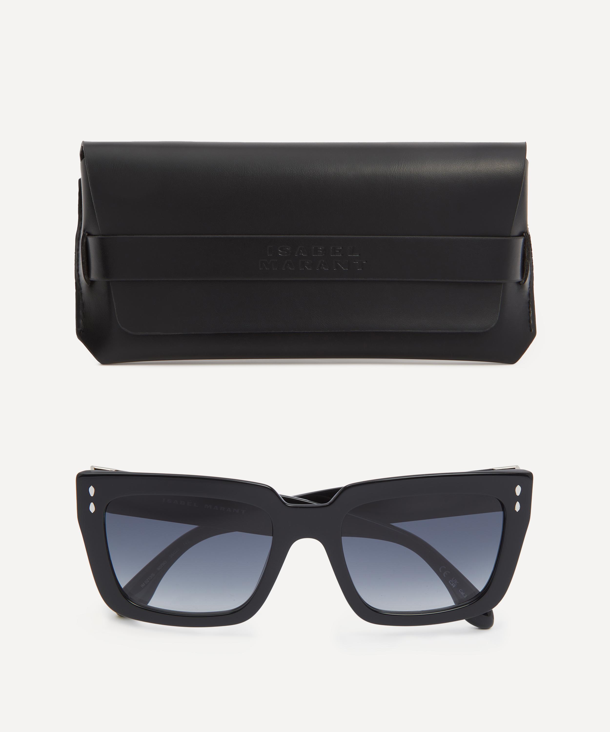 Isabel Marant - Black Acetate Square Sunglasses image number 3