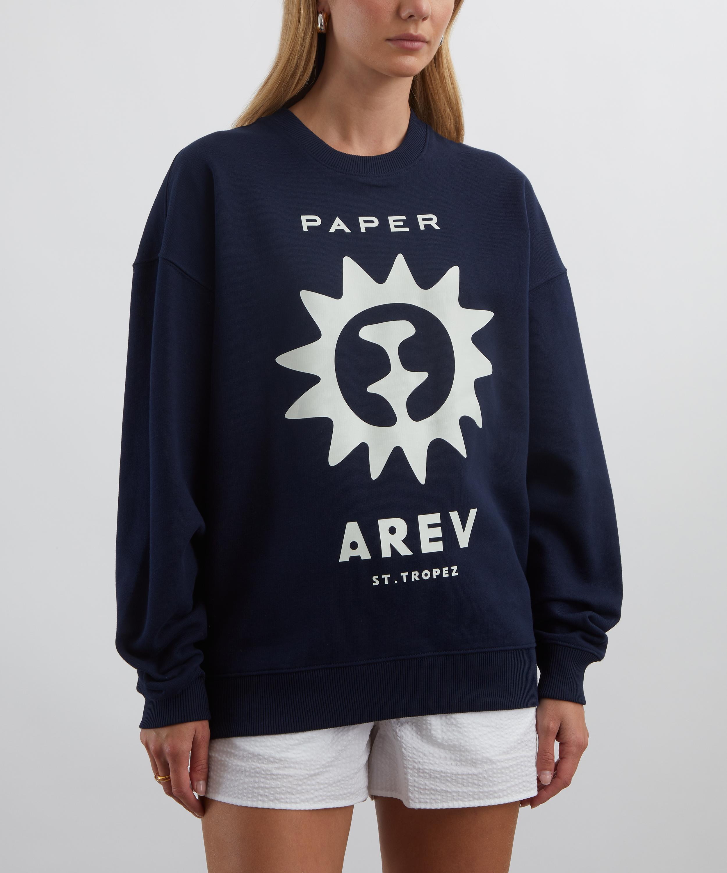 PAPER LONDON - Navy Arev Sweatshirt image number 2